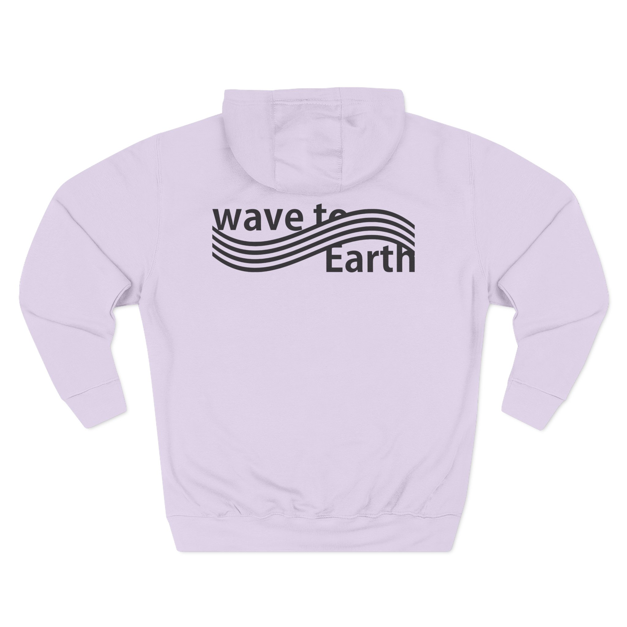 Wave to Earth Three-Panel Fleece Hoodie