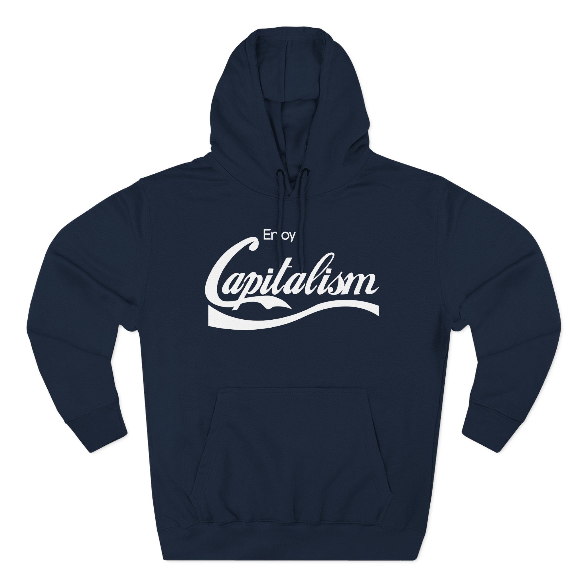 Valuetainment Enjoy Capitalism Three-Panel Fleece Hoodie