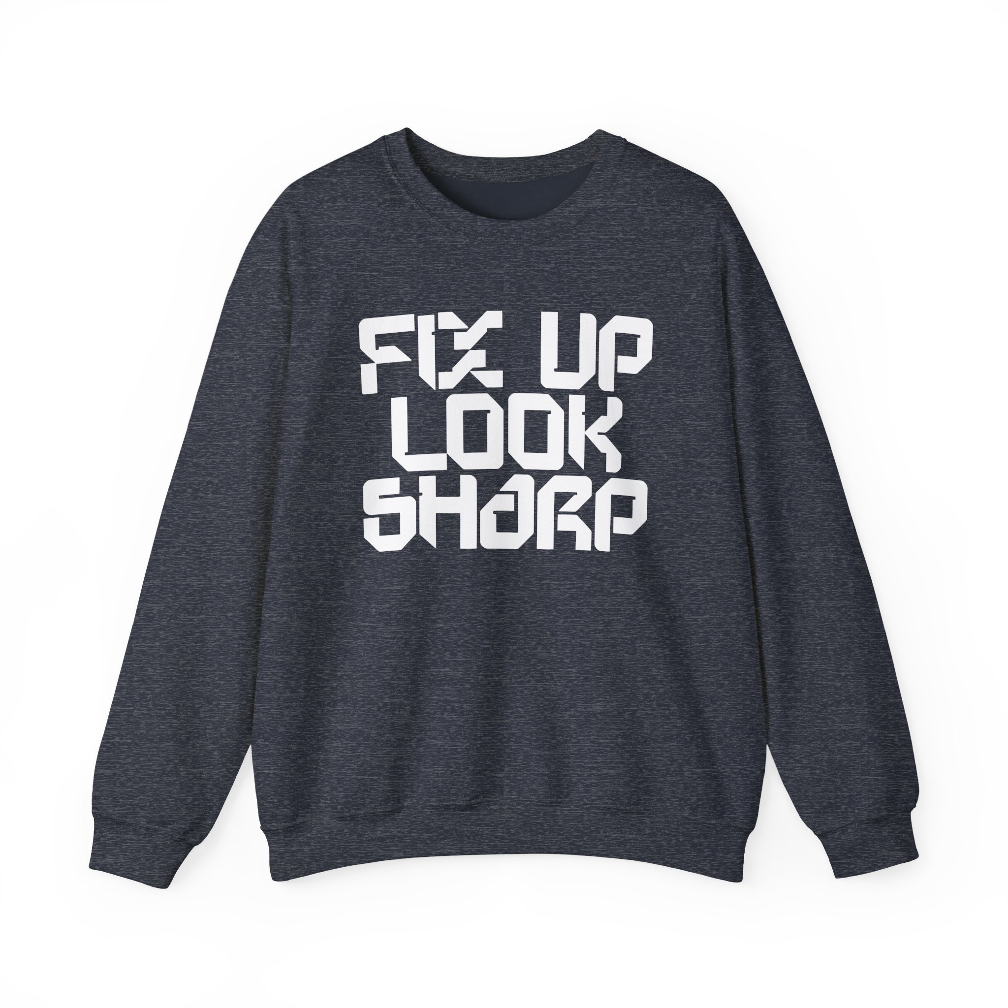 Dizzee Rascal Fix Up Look Sharp Unisex Heavy Blendâ„¢ Crewneck Sweatshirt