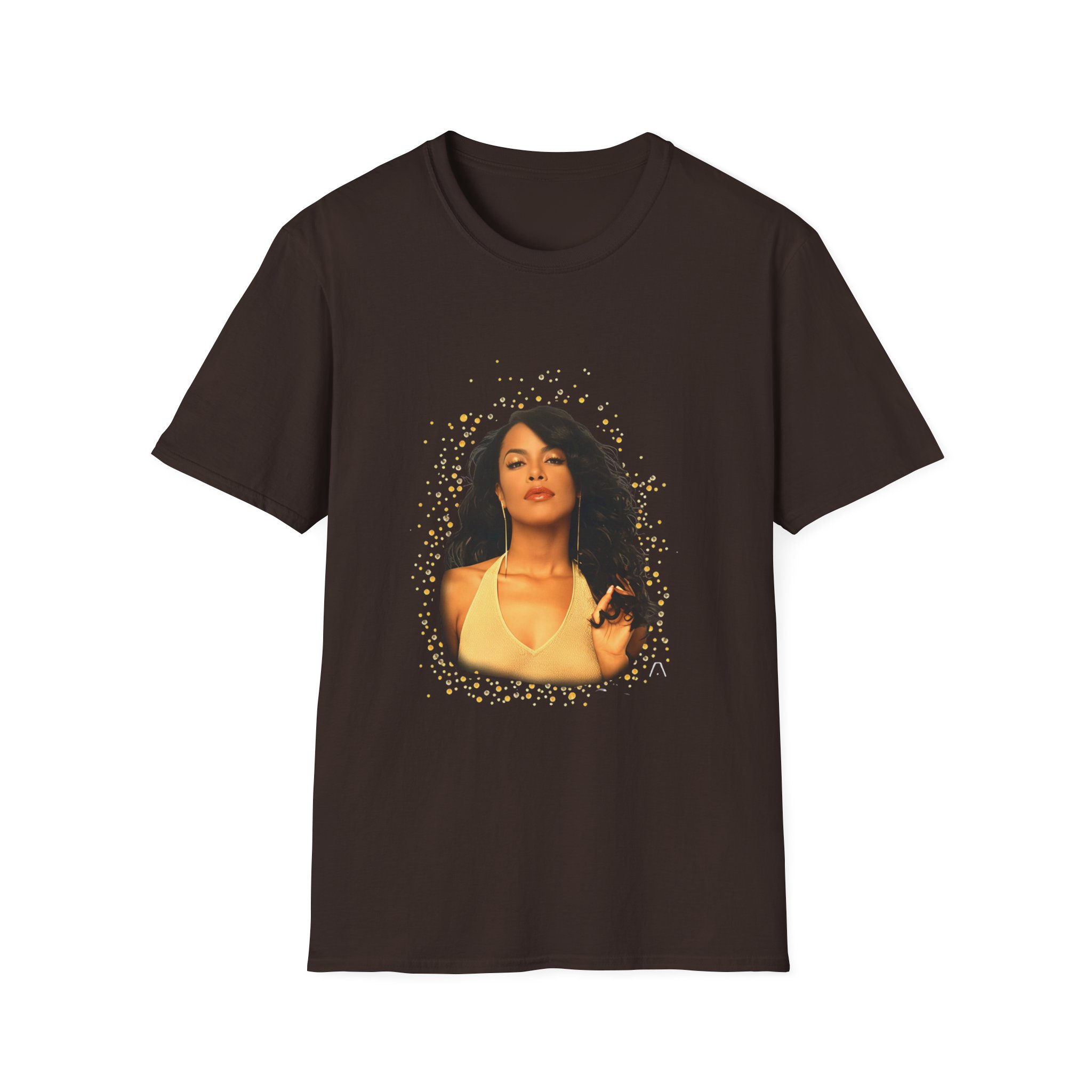 Aaliyah Self Titled Portrait Unisex Softstyle T-Shirt