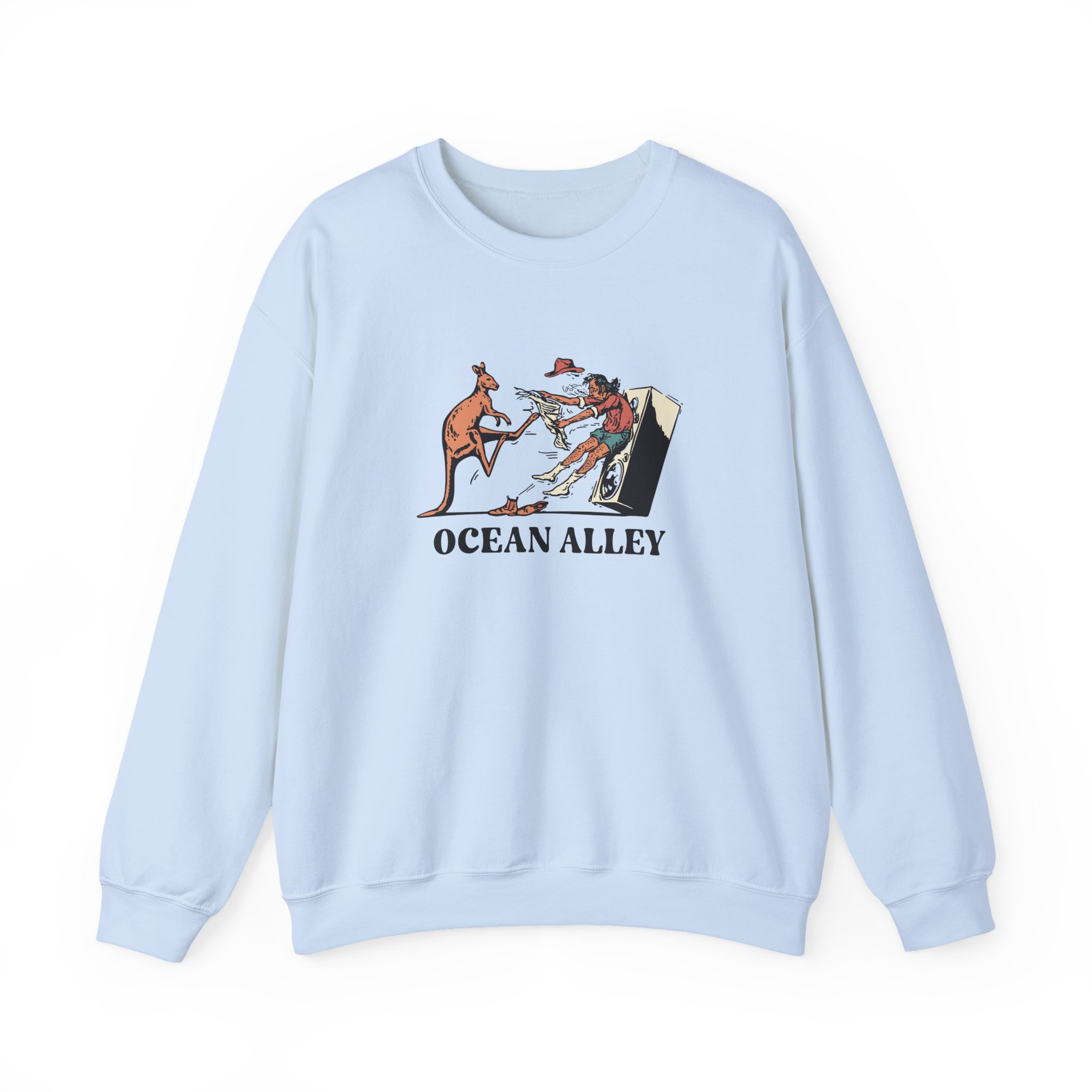 Ocean Alley Kanga Kick Unisex Heavy Blendâ„¢ Crewneck Sweatshirt