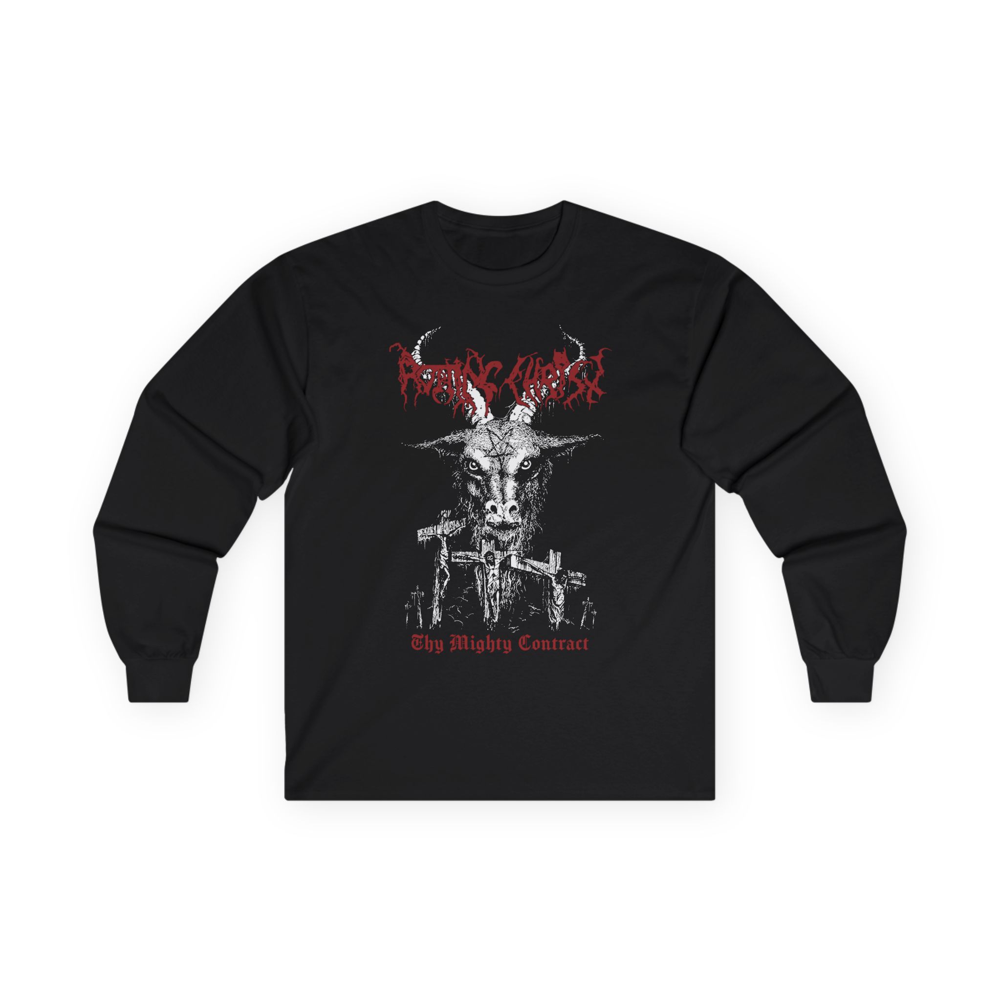 Rotting Christ Thy Might Contract Goat Unisex Ultra Cotton Long Sleeve Tee