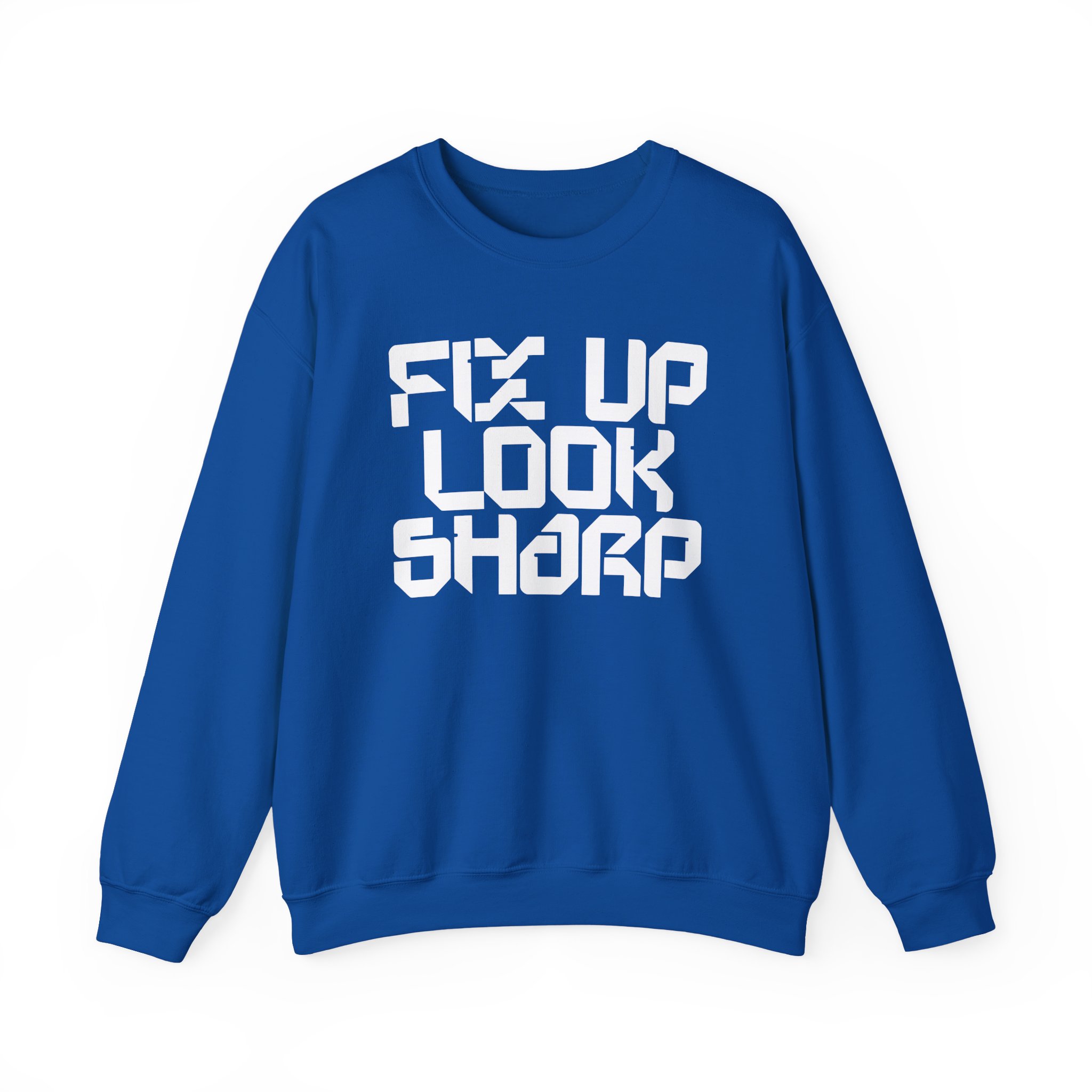 Dizzee Rascal Fix Up Look Sharp Unisex Heavy Blendâ„¢ Crewneck Sweatshirt