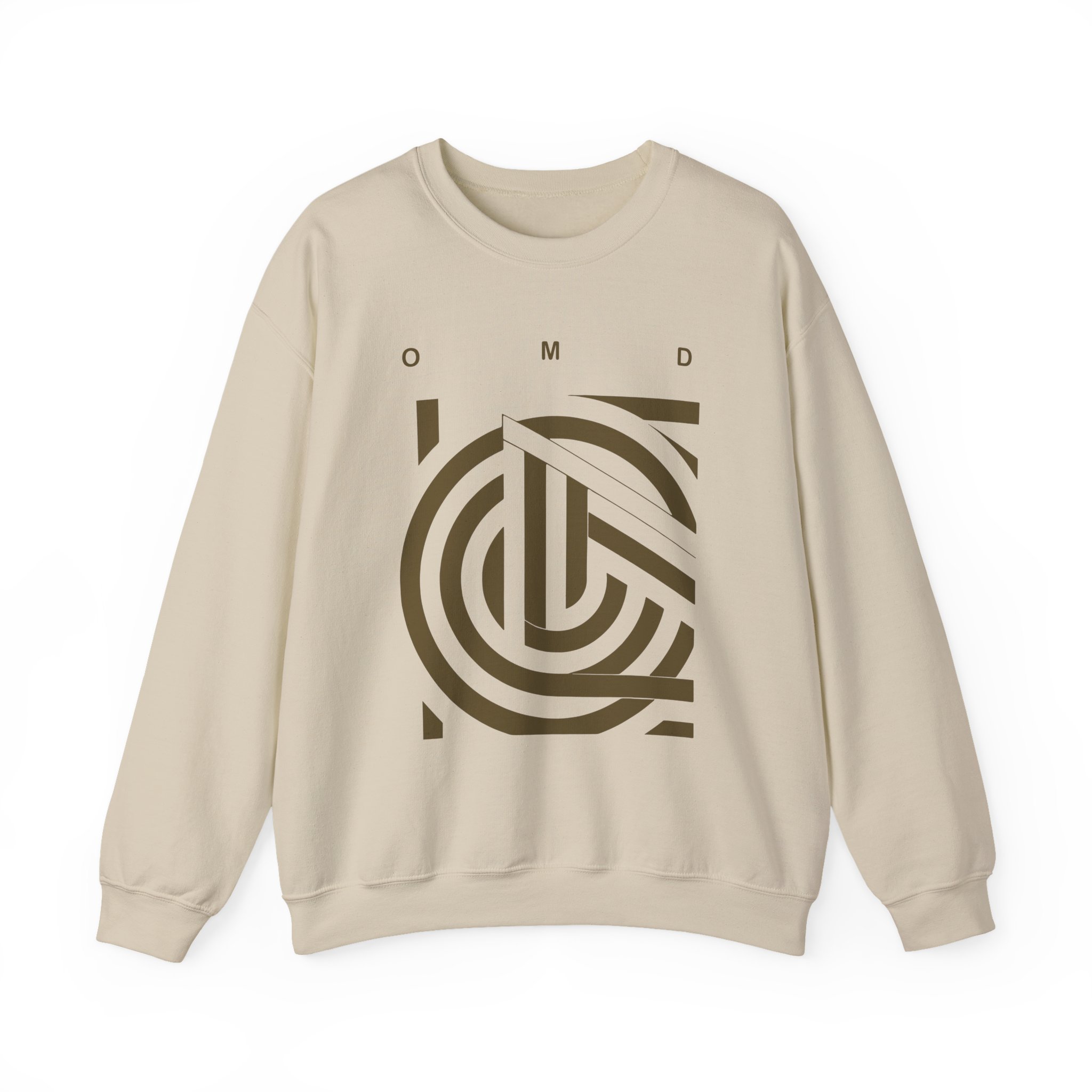 Omd Souvenir Bronze Lines Unisex Heavy Blendâ„¢ Crewneck Sweatshirt