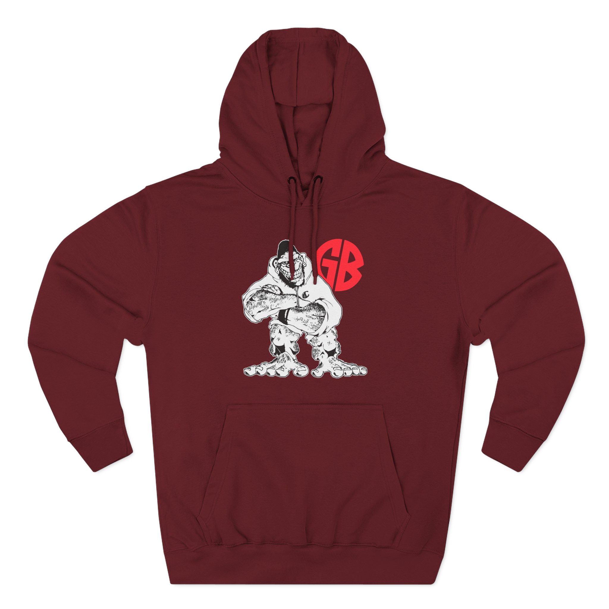 Gorilla Biscuits Big Gorilla Three-Panel Fleece Hoodie