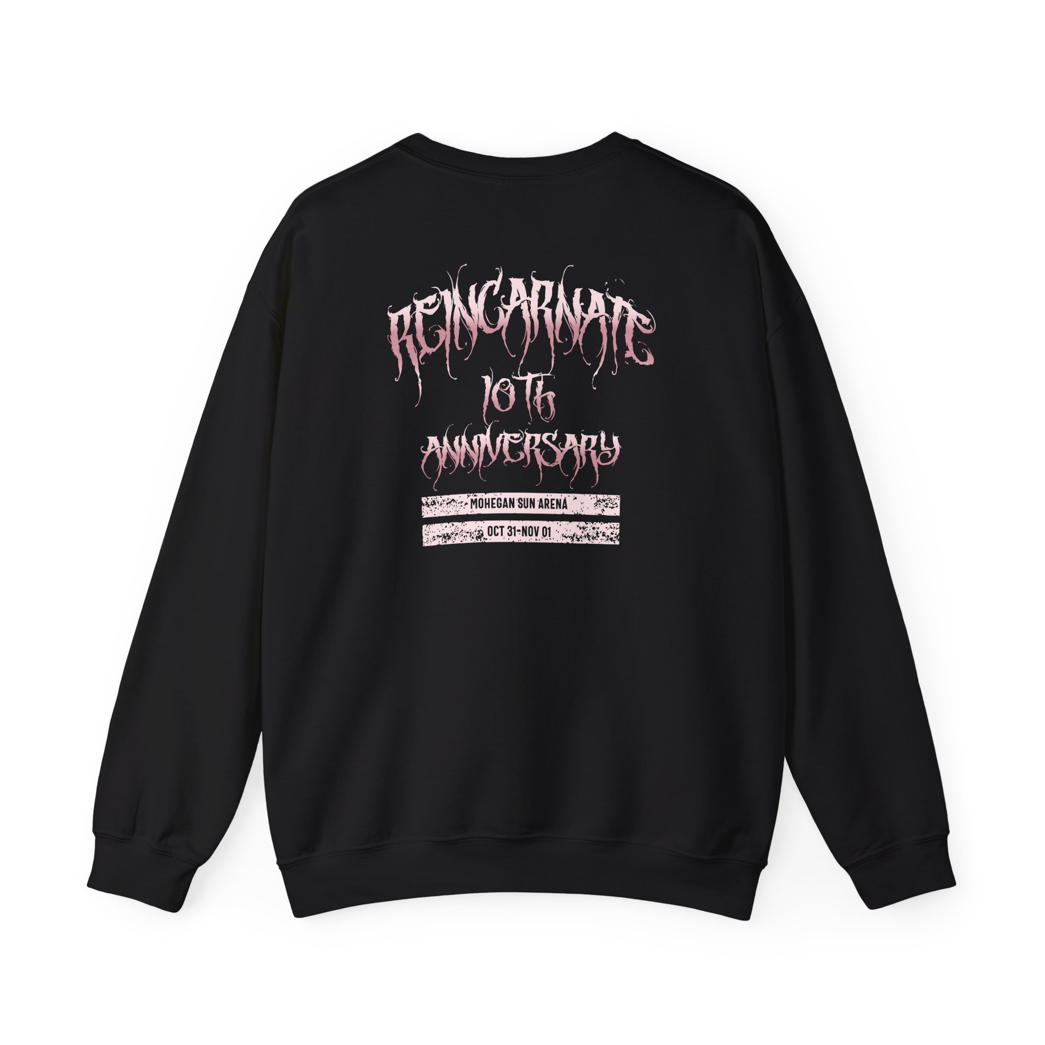 Motionless in White Reincarnate 10 Year Apocalypse Fest Unisex Heavy Blendâ„¢ Crewneck Sweatshirt