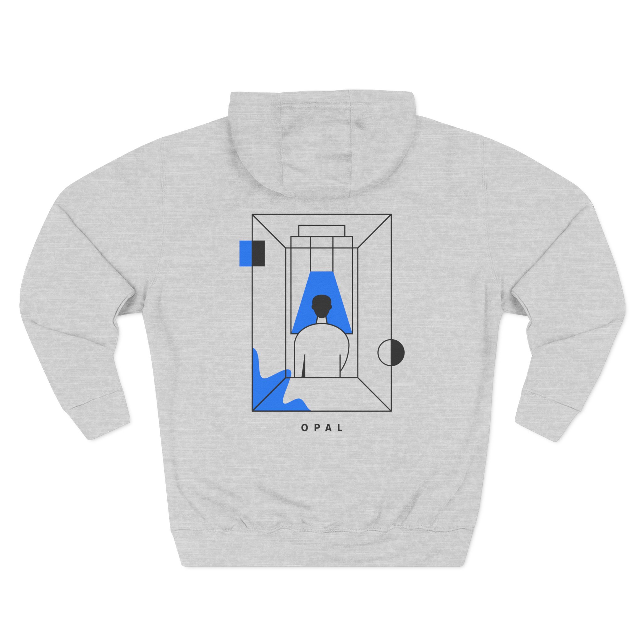 Bicep OPAL Three-Panel Fleece Hoodie