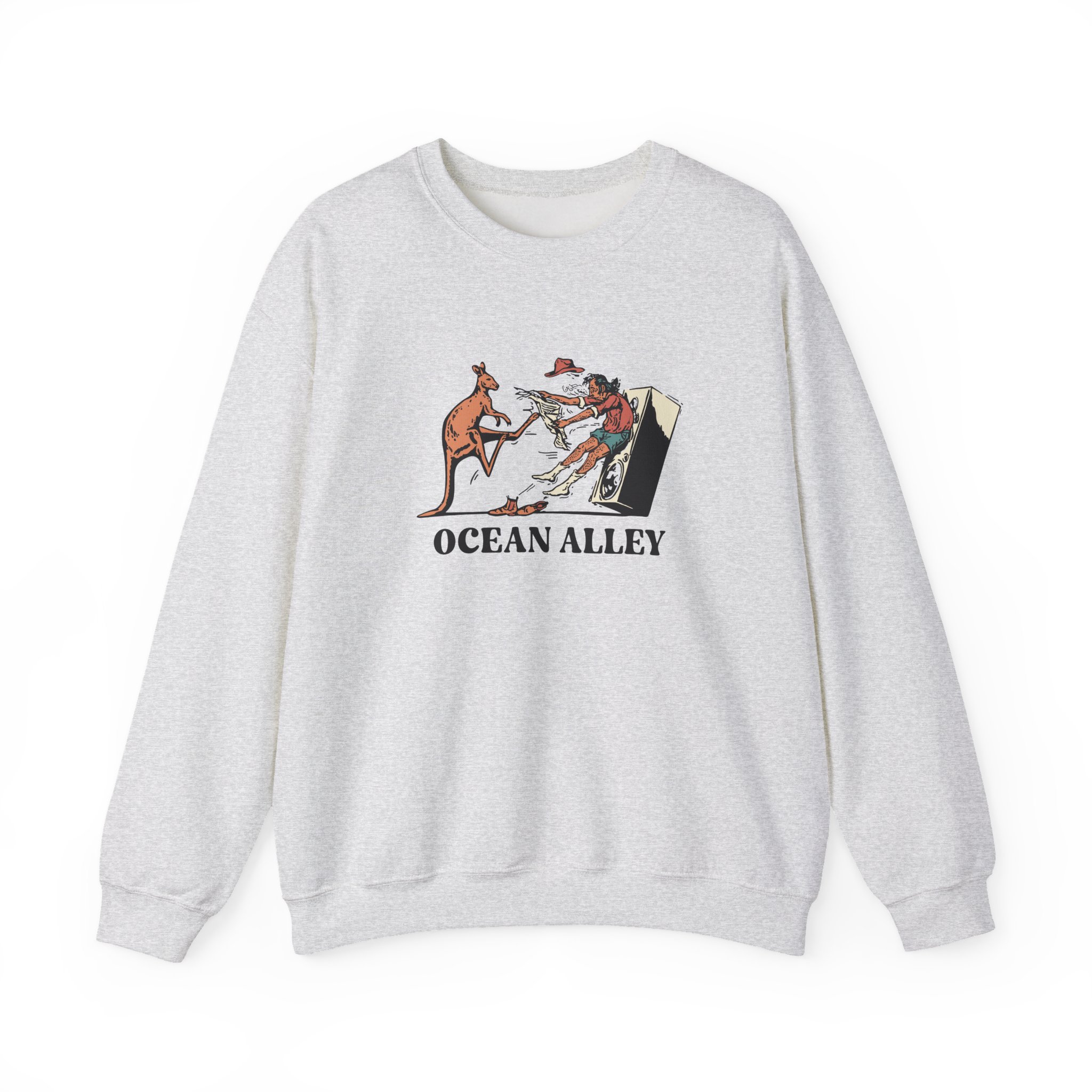 Ocean Alley Kanga Kick Unisex Heavy Blendâ„¢ Crewneck Sweatshirt