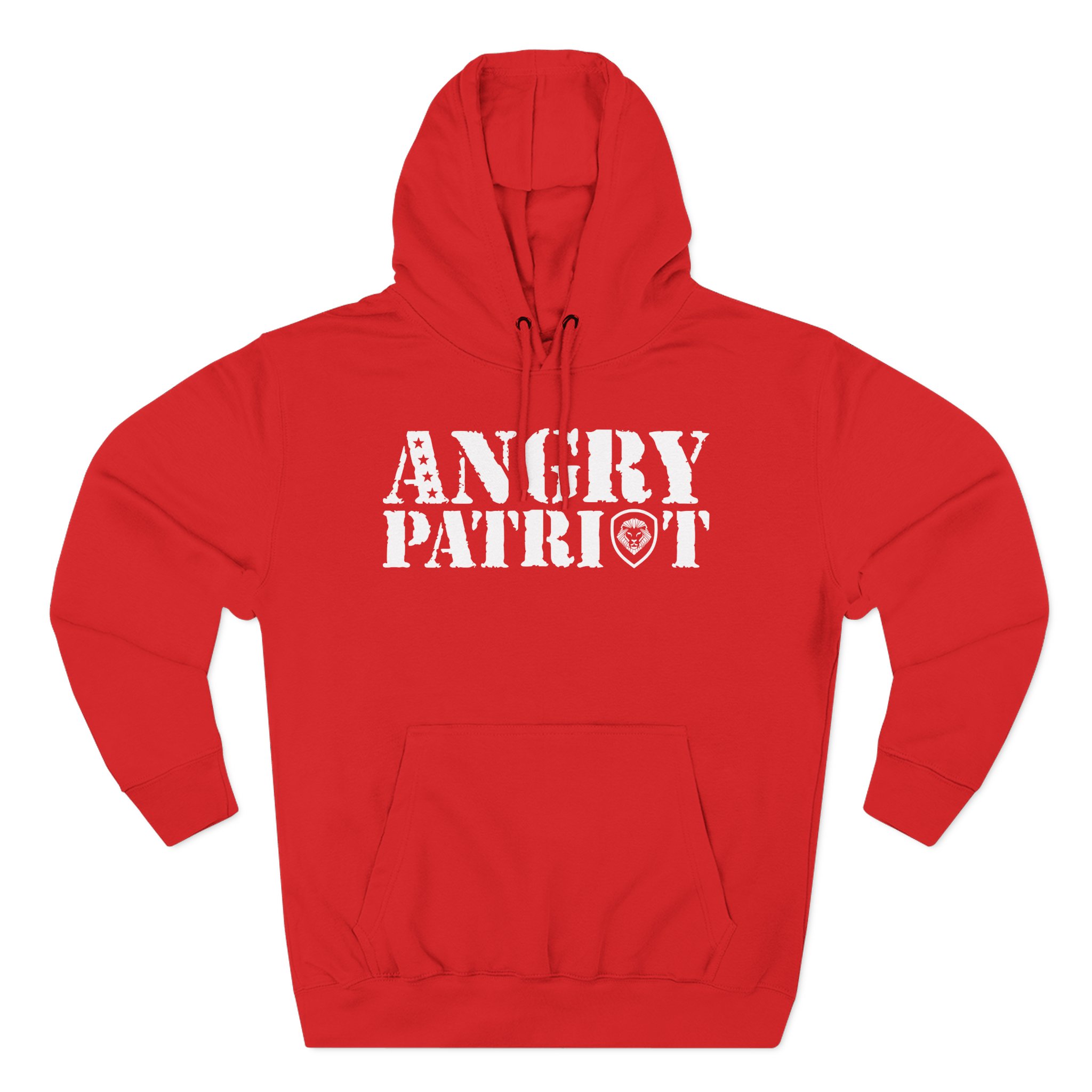 Valuetainment Angry Patriot Three-Panel Fleece Hoodie