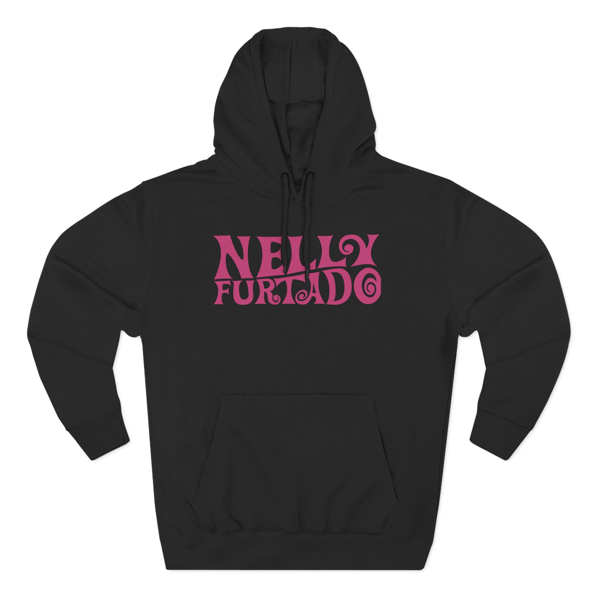 Nelly Furtado Three-Panel Fleece Hoodie