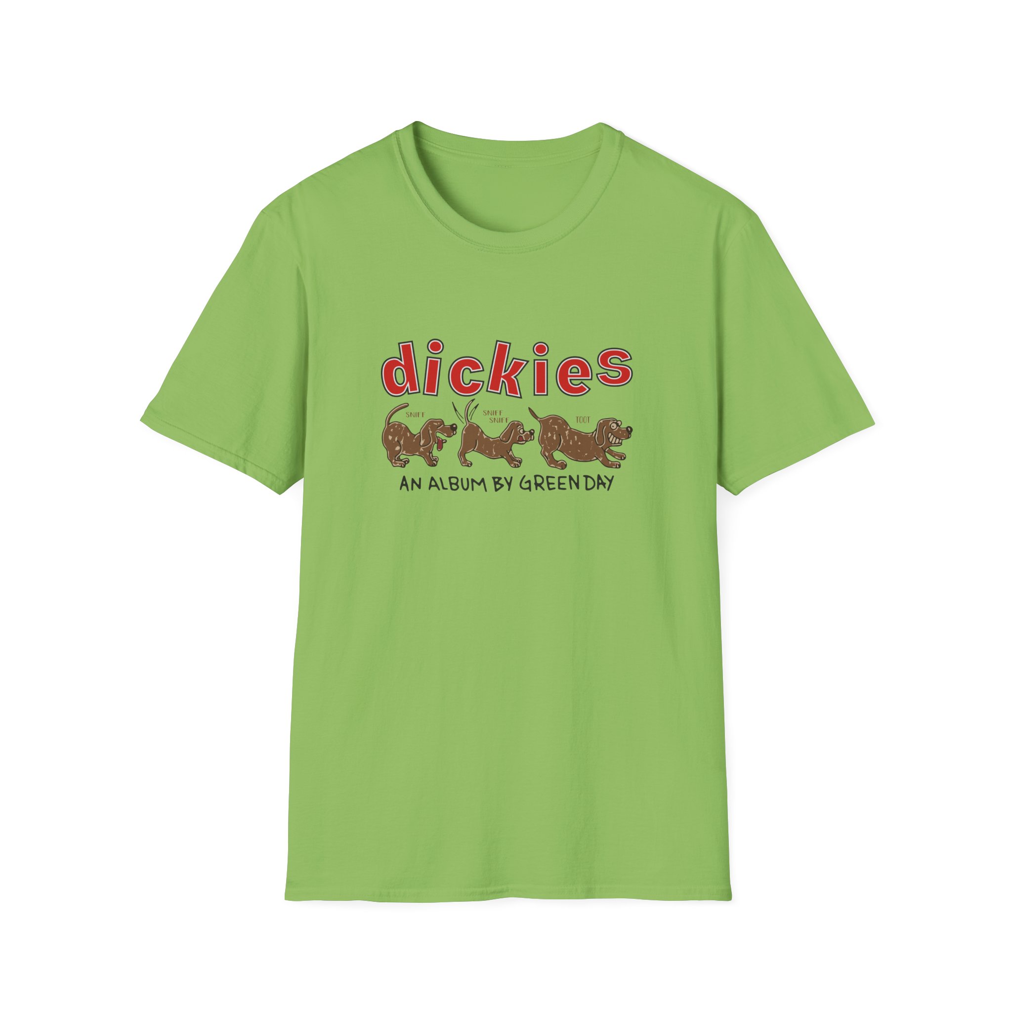 Green Day Dookie Dogs Unisex Softstyle T-Shirt