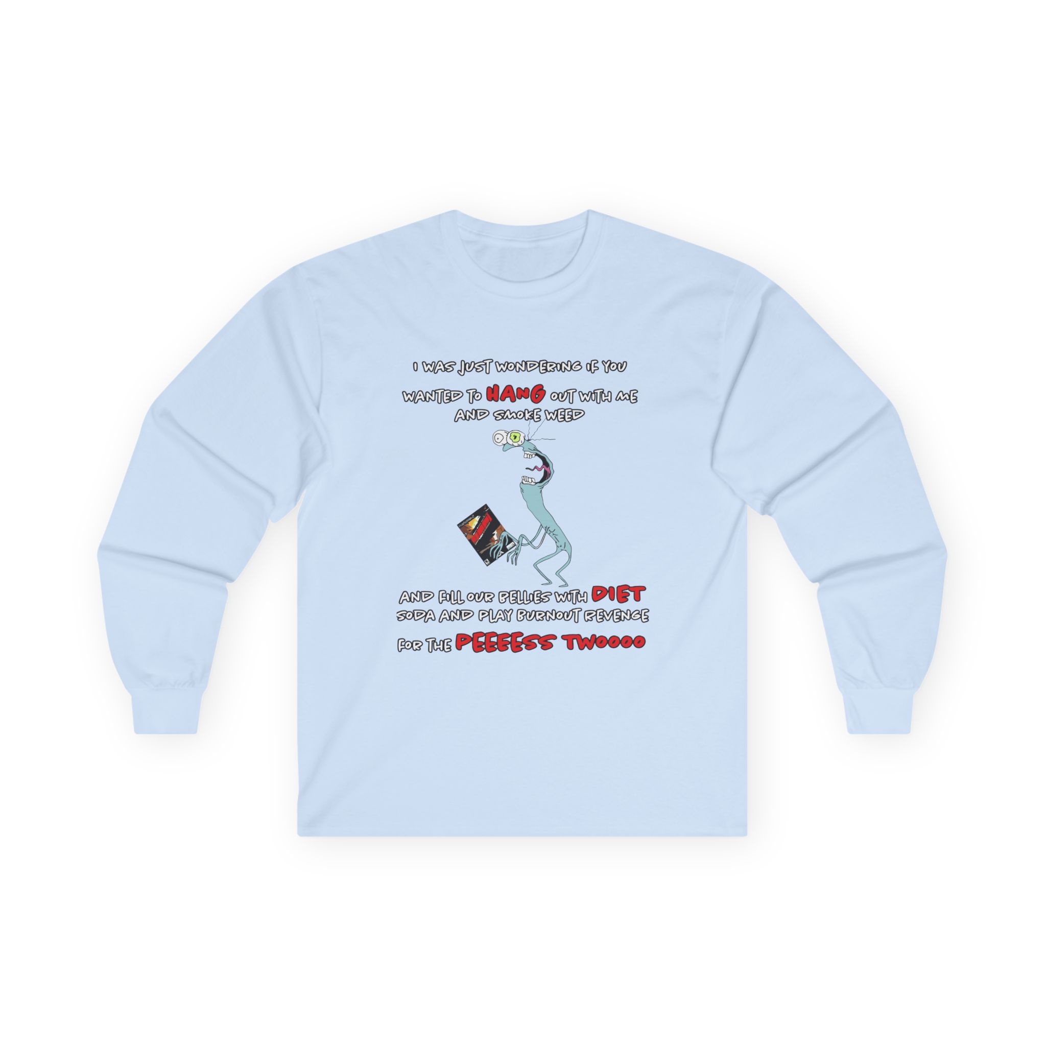 Mr. Landlord Smiling Friends I Was Just Wondering Unisex Ultra Cotton Long Sleeve Tee