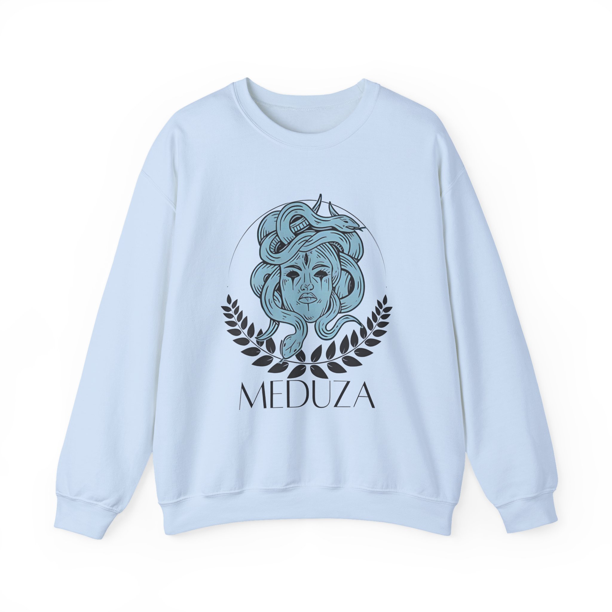 Meduza Head Fleece Unisex Heavy Blendâ„¢ Crewneck Sweatshirt