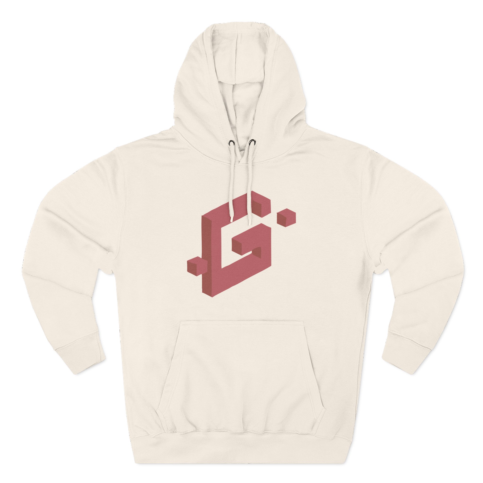 Grian Three-Panel Fleece Hoodie
