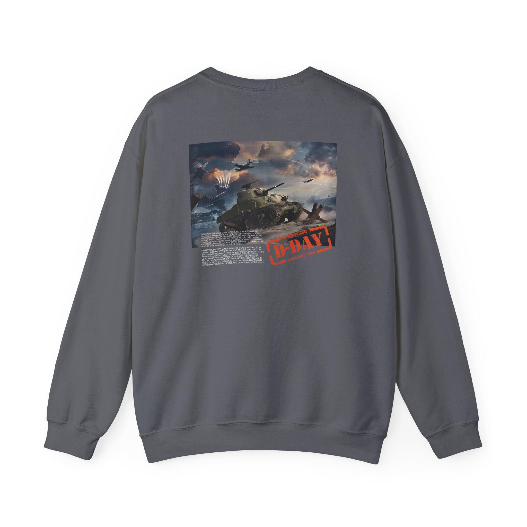 World of Tank Wot D-day Unisex Heavy Blendâ„¢ Crewneck Sweatshirt