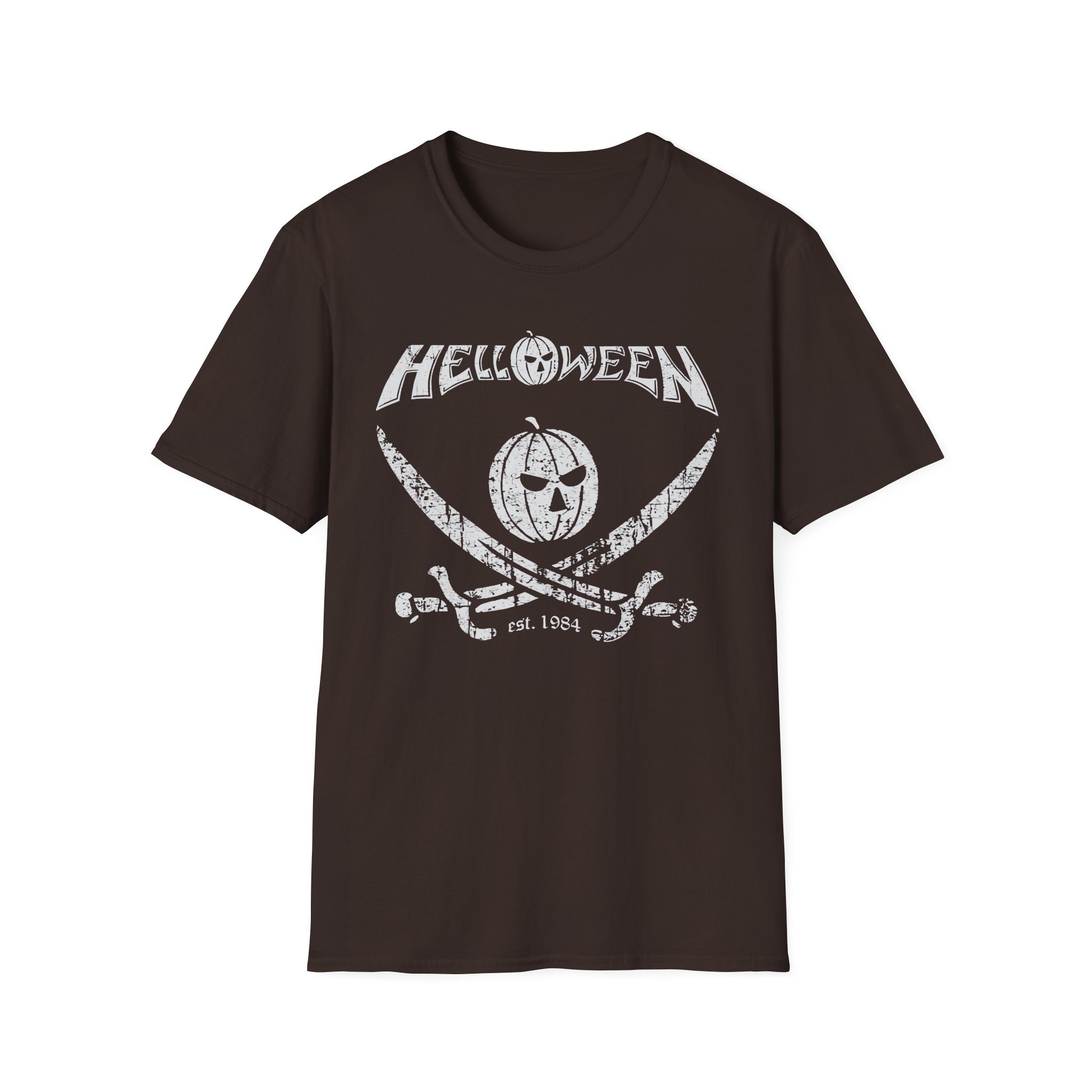 Helloween Pirate Pumpkin Unisex Softstyle T-Shirt