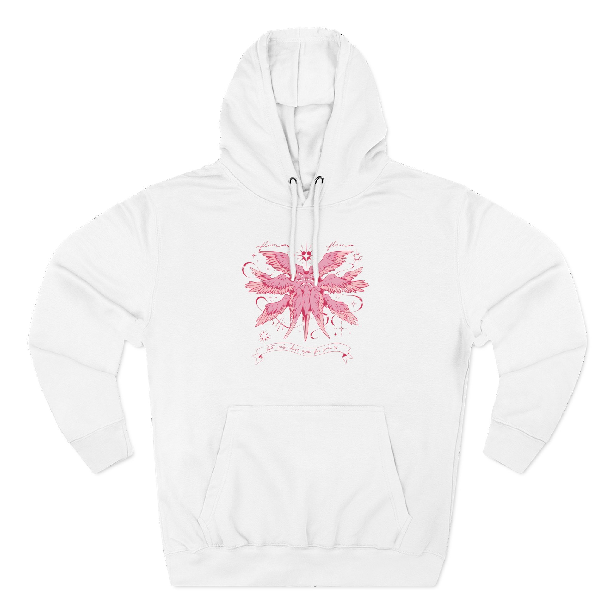 Flamingo Flim Flam Angel Three-Panel Fleece Hoodie
