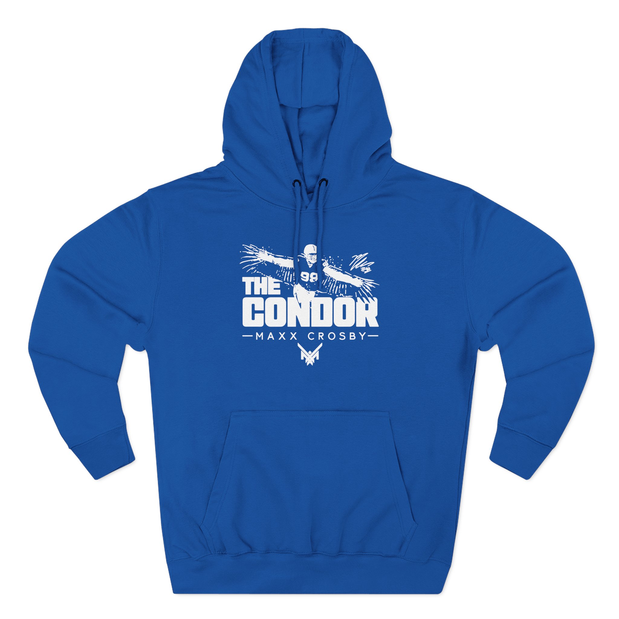 Maxx Crosby the Condor Three-Panel Fleece Hoodie