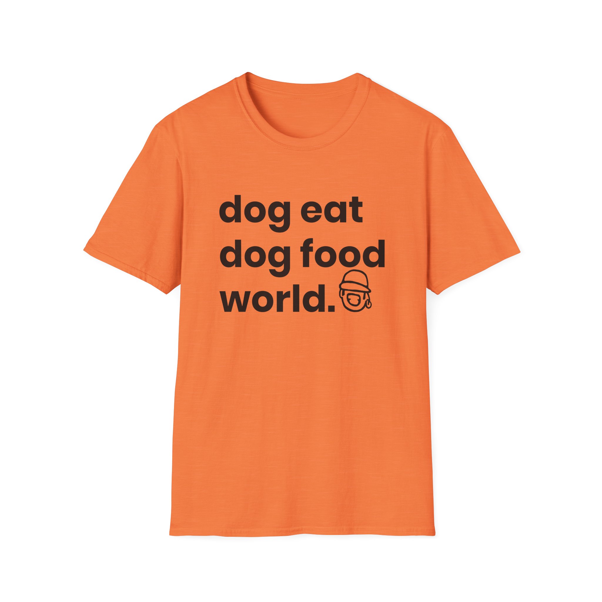 Niko B Dog Eat Dog Food World Unisex Softstyle T-shirt