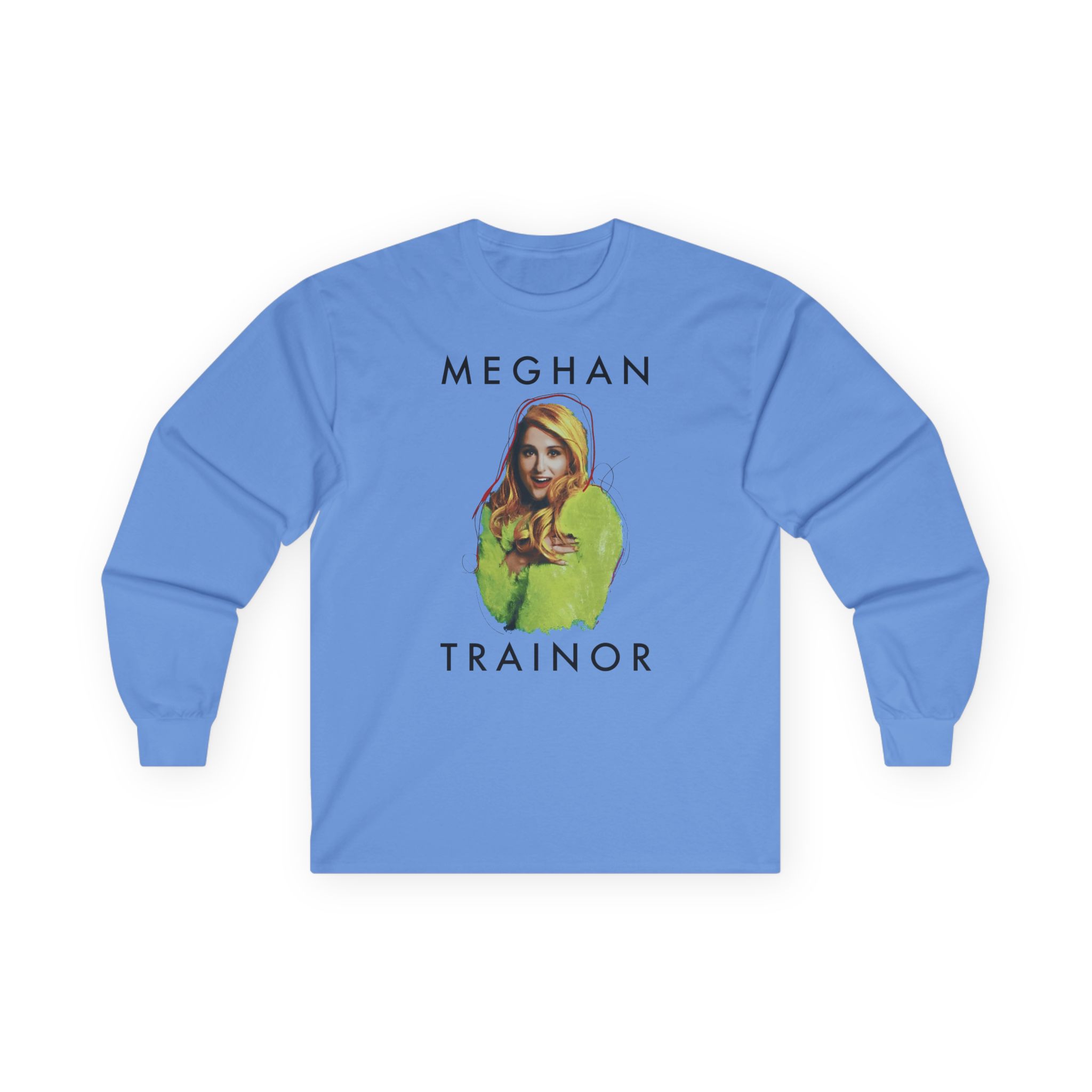 Meghan Trainor Title Pose Turquoise Unisex Ultra Cotton Long Sleeve Tee