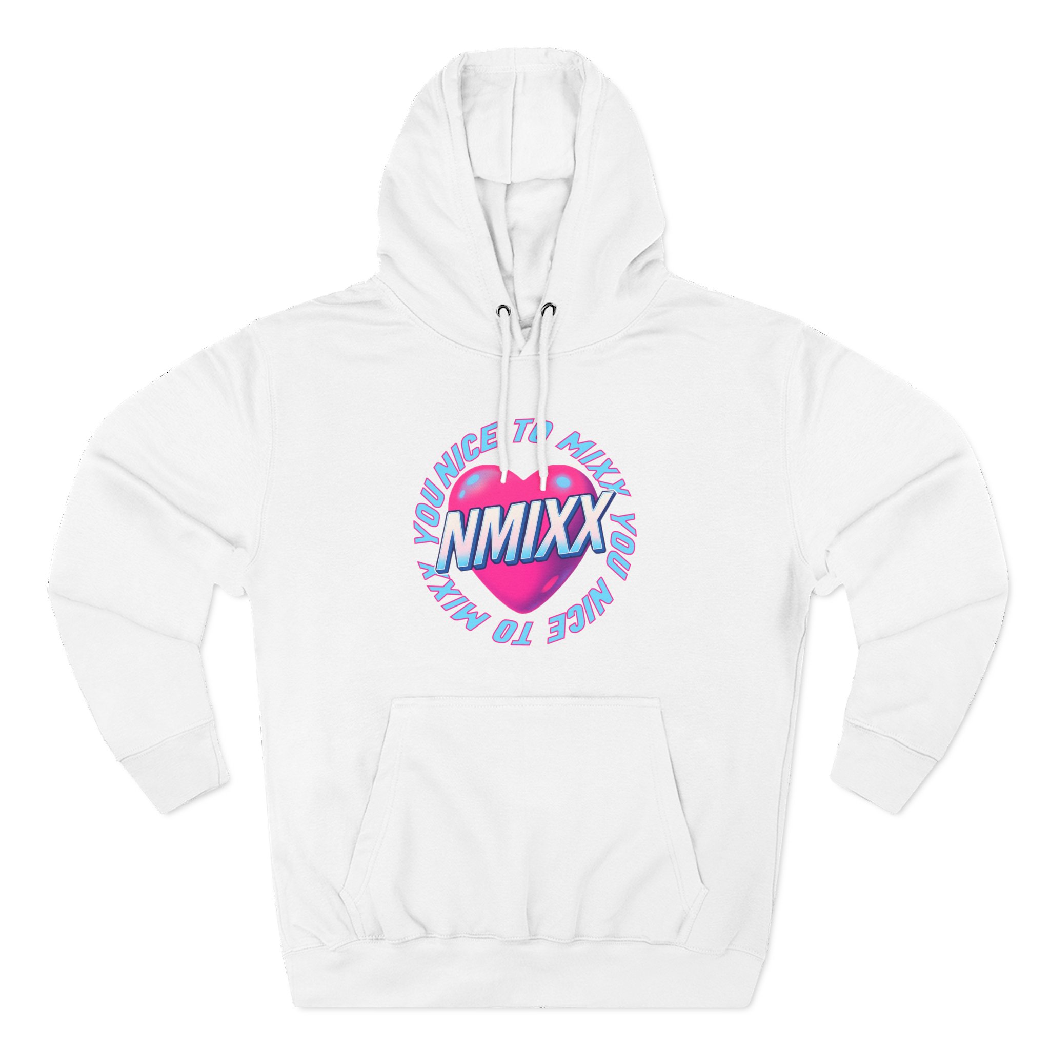 Nmixx Three-Panel Fleece Hoodie