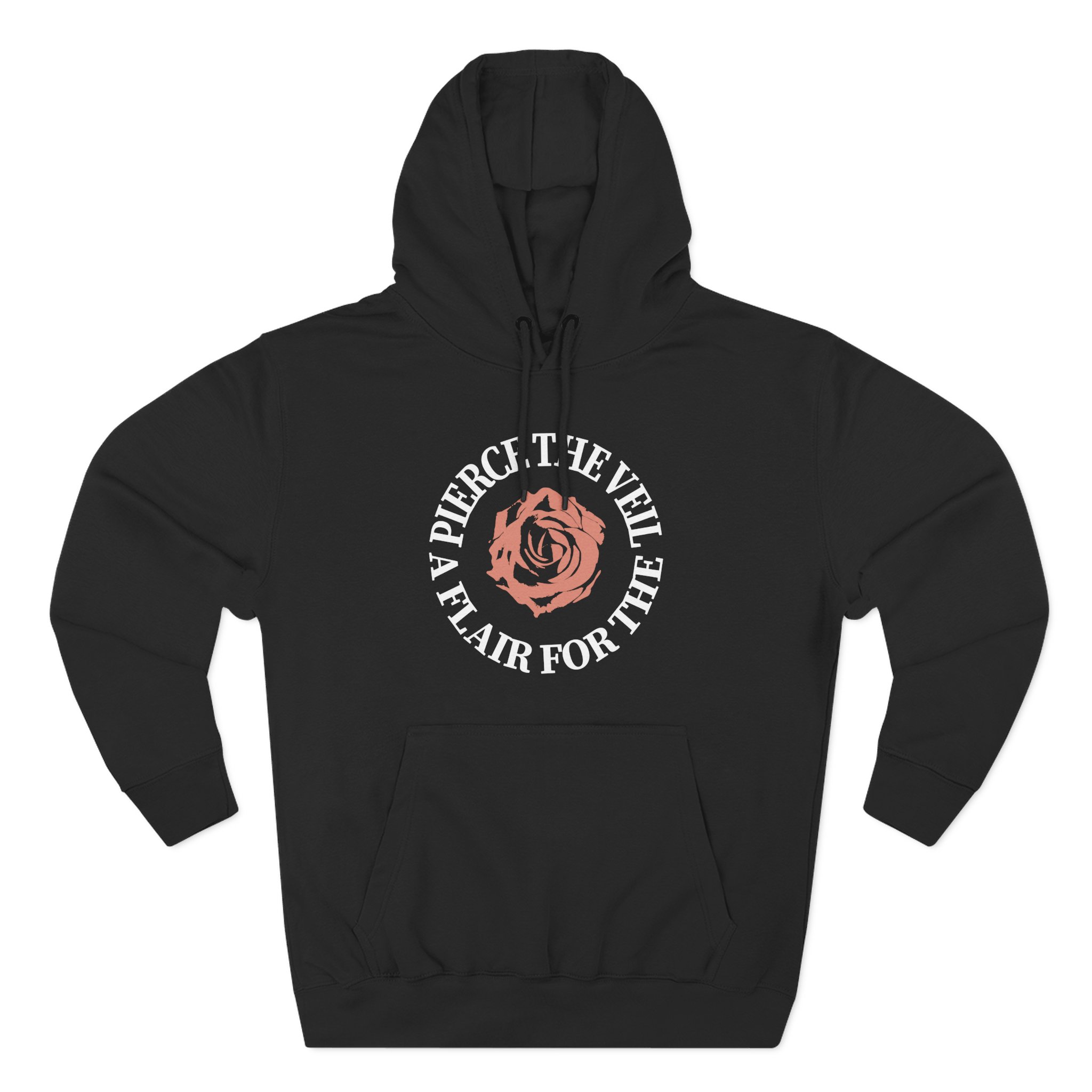 Pierce the Veil a Flair for the Dramatic Rose Three-Panel Fleece Hoodie