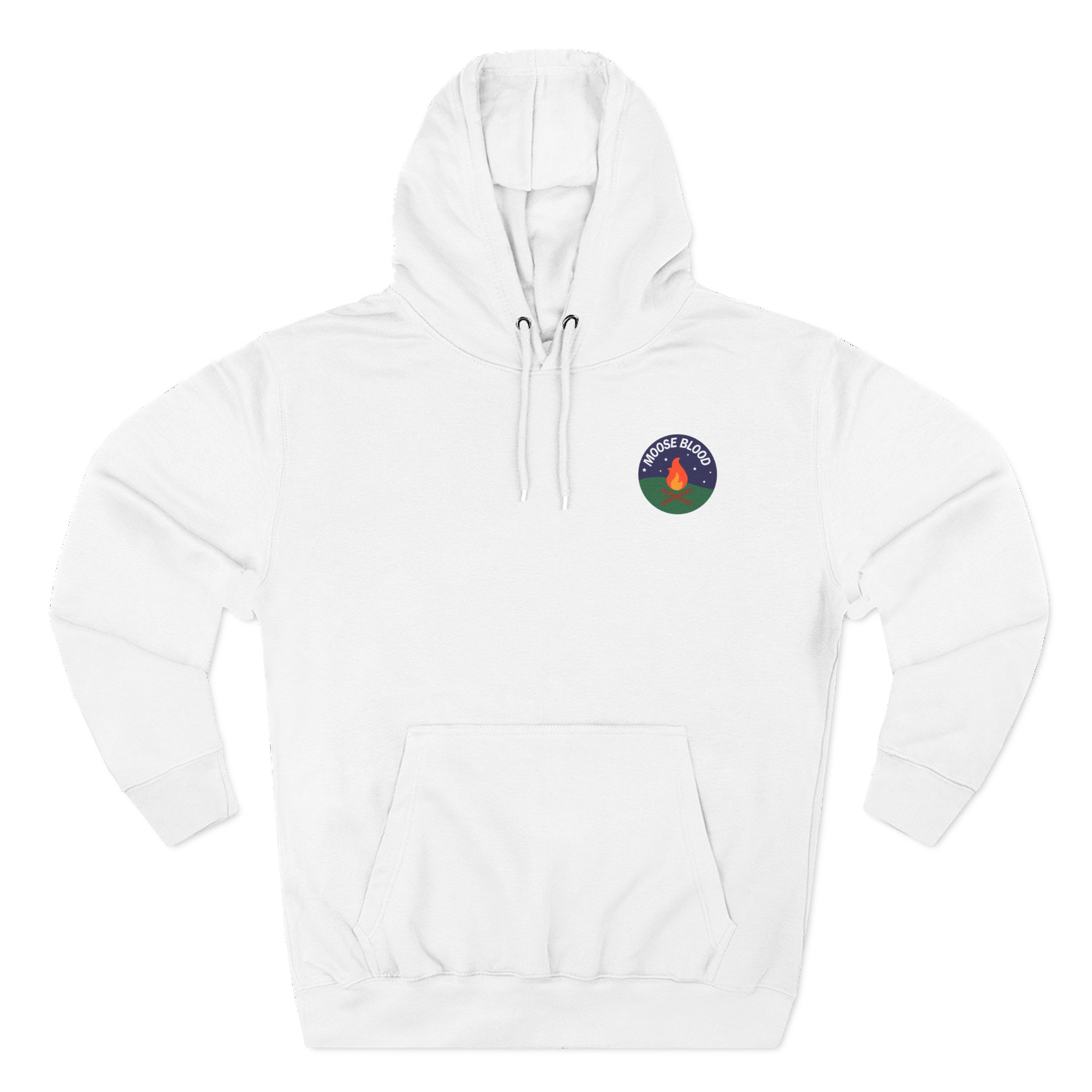 Moose Blood Three-Panel Fleece Hoodie