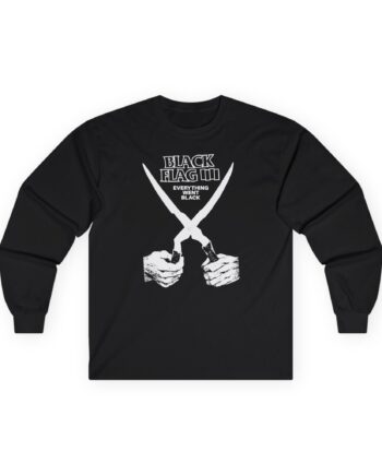Black Flag Everything Went Unisex Ultra Cotton Long Sleeve Tee