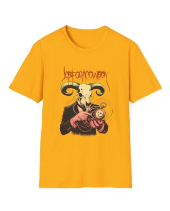 Job for a Cowboy Skull Unisex Softstyle T-Shirt