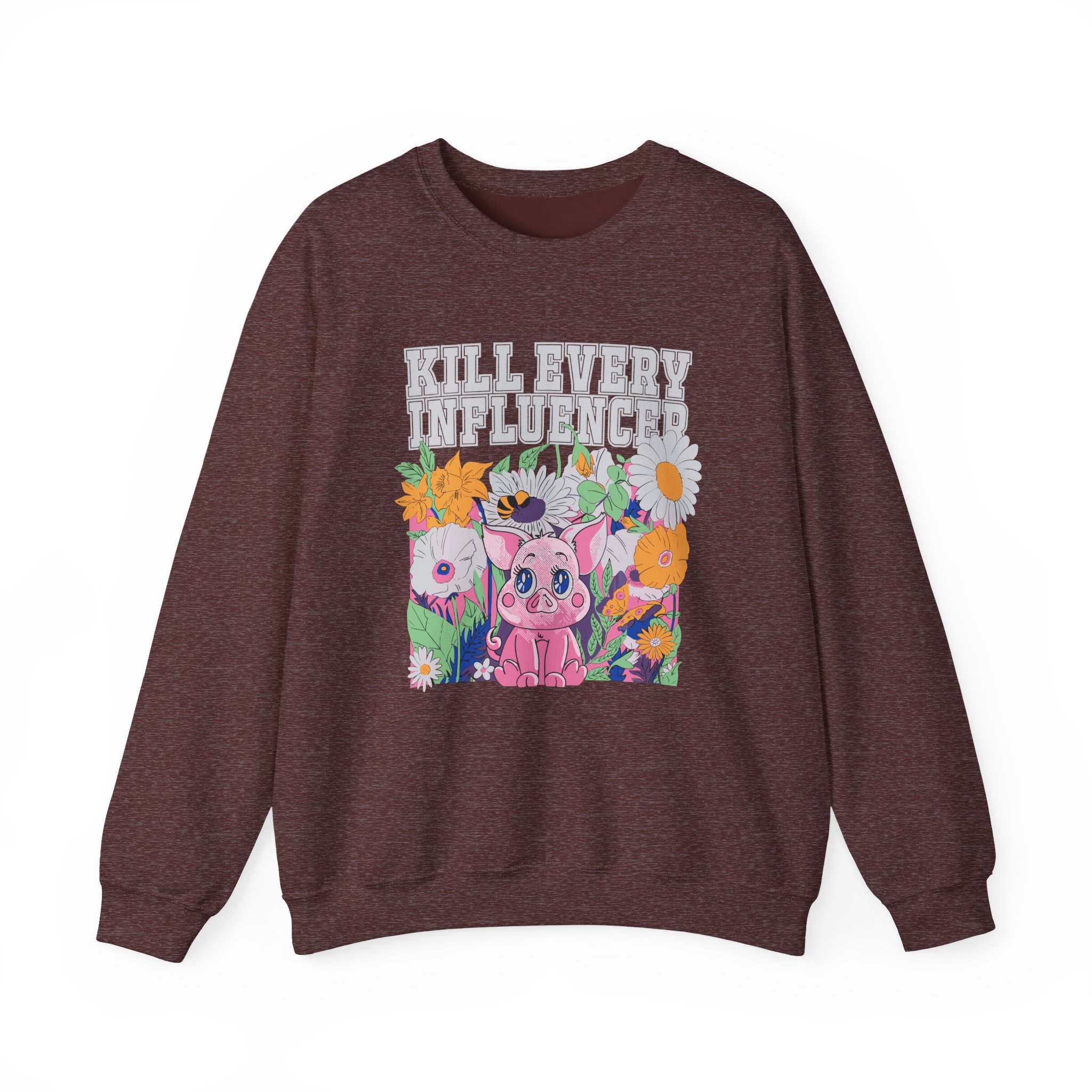 Meatcanyon Kill Every Iuencers Unisex Heavy Blendâ„¢ Crewneck Sweatshirt