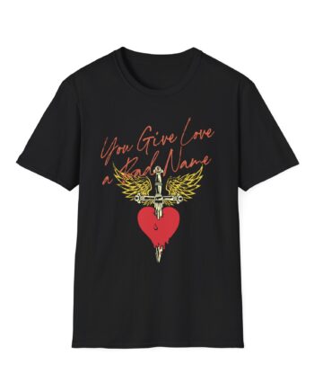 Bon Jovi You Give Love a Bad Name Unisex Softstyle T-Shirt