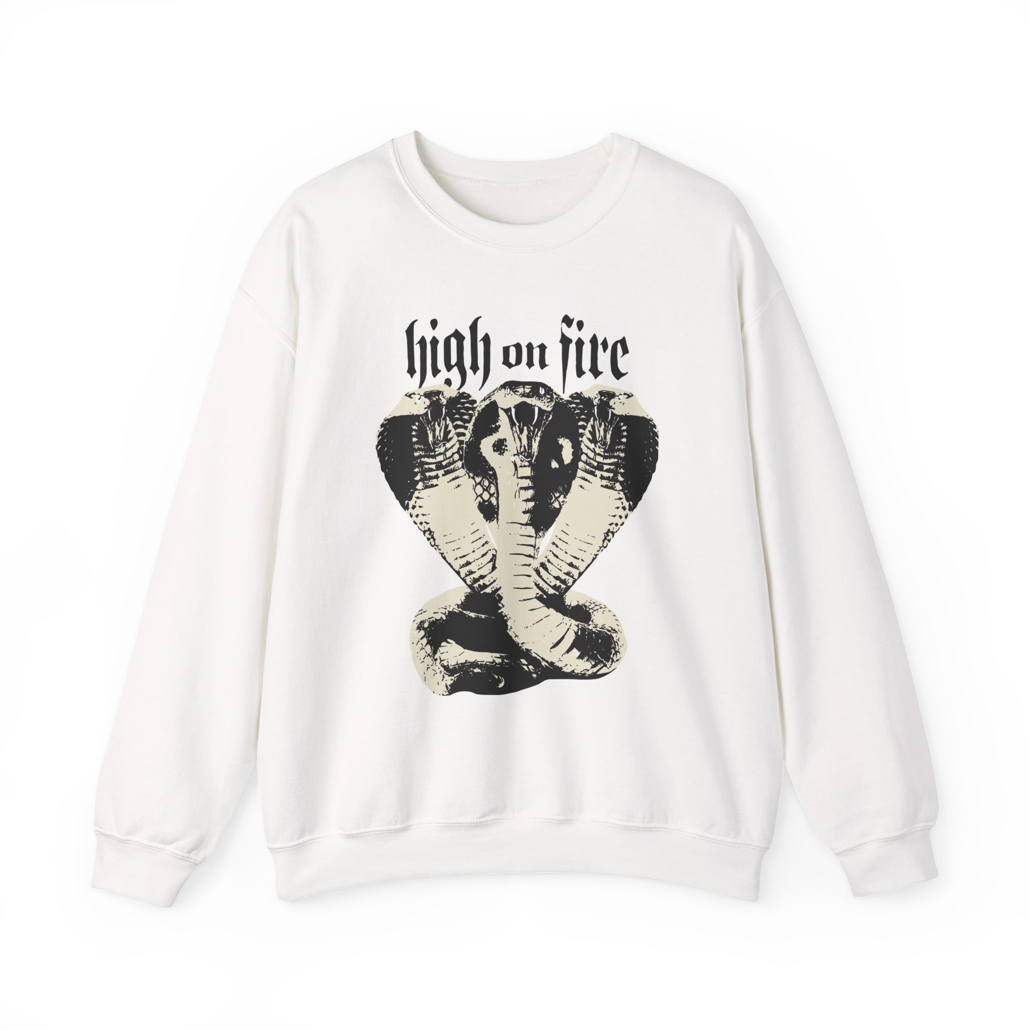 High on Fire Branca Snakes Unisex Heavy Blendâ„¢ Crewneck Sweatshirt