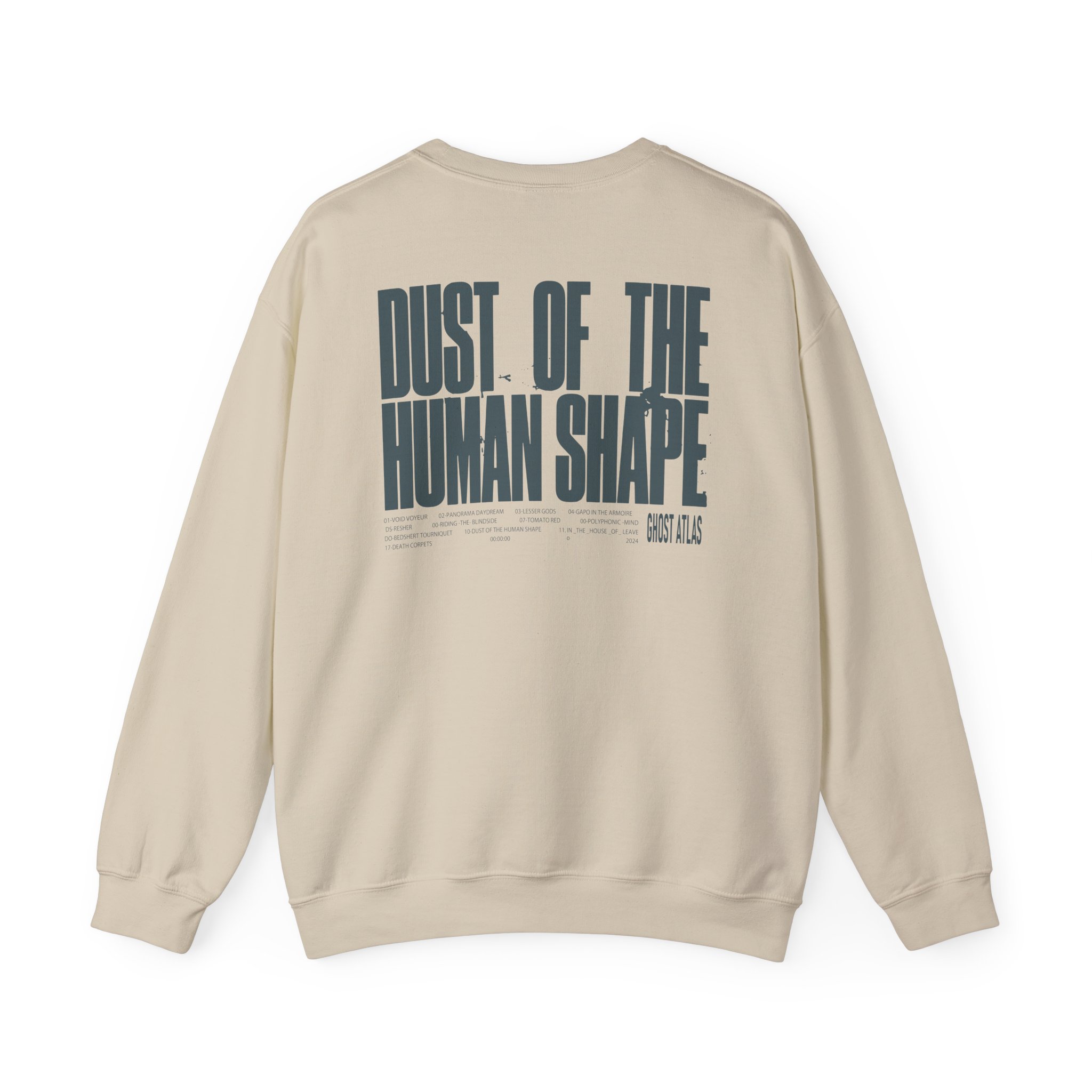 Ghost Atlas Dust of the Human Shape Unisex Heavy Blendâ„¢ Crewneck Sweatshirt