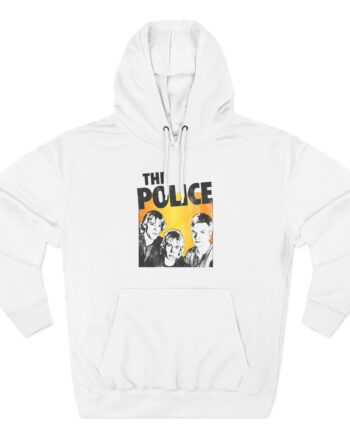 The Police Outlandos Bootleg 1980 Ragla Three-Panel Fleece Hoodie