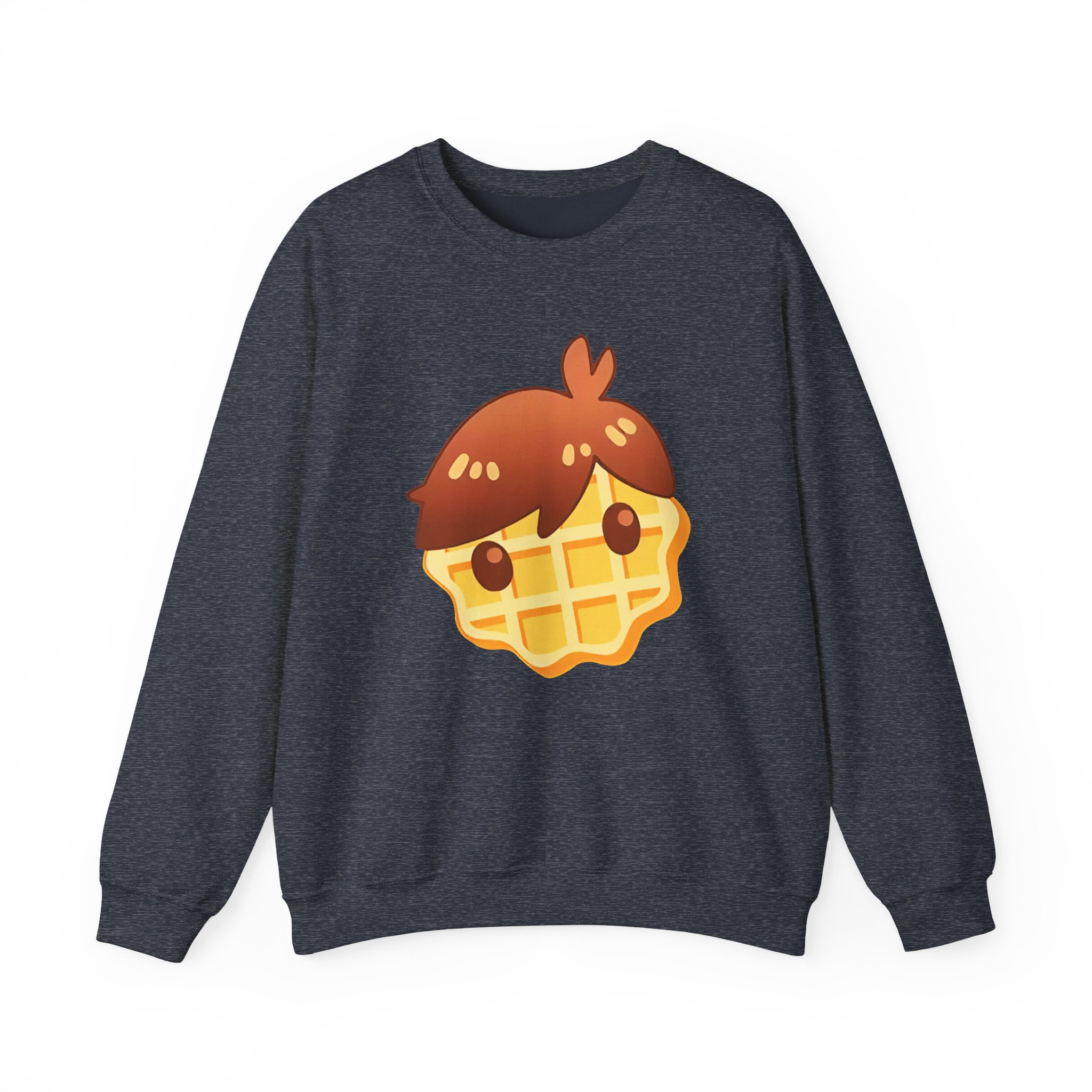 Grian Waffle Head Unisex Heavy Blendâ„¢ Crewneck Sweatshirt