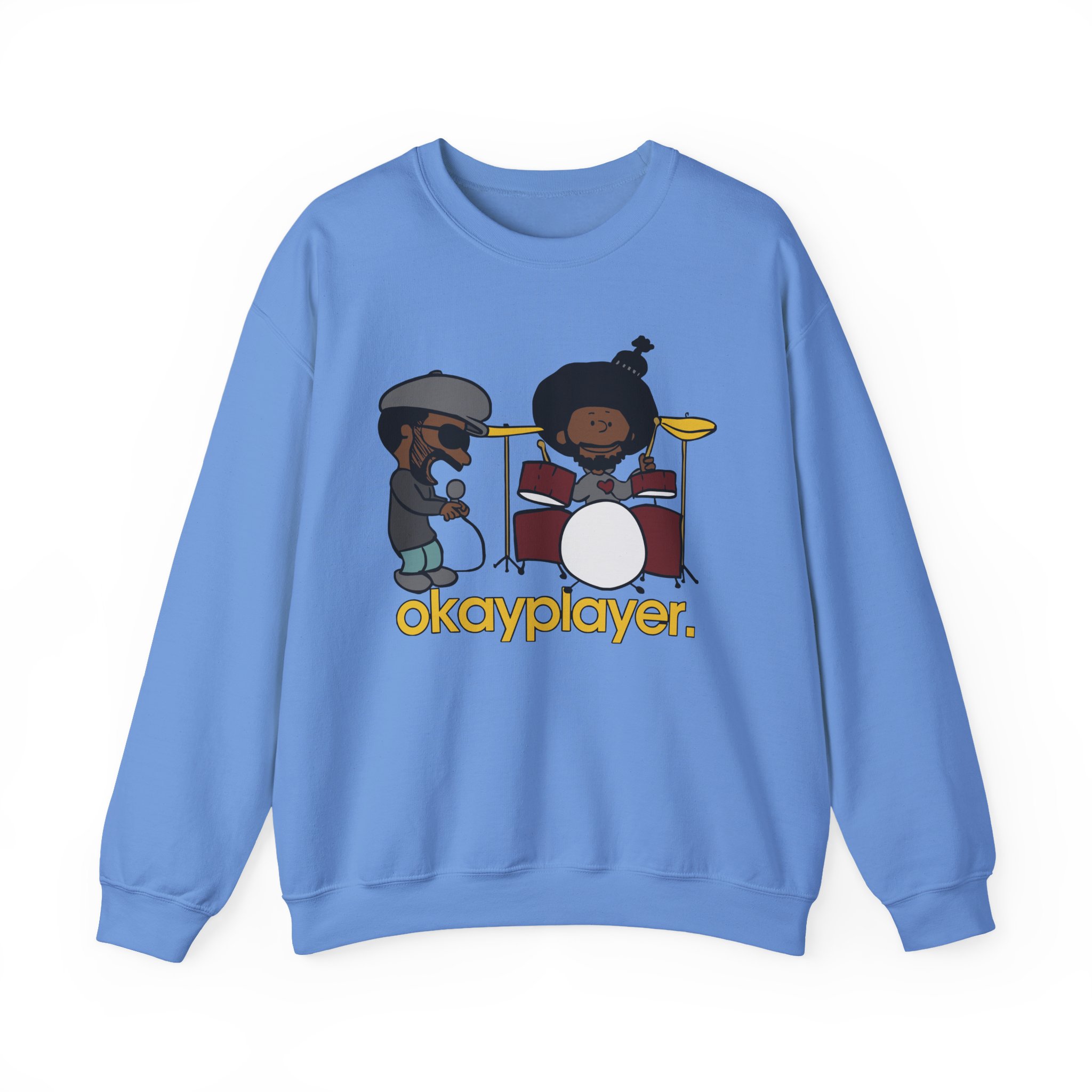 The Roots Black Thought & Questlove Okayplayer Unisex Heavy Blendâ„¢ Crewneck Sweatshirt