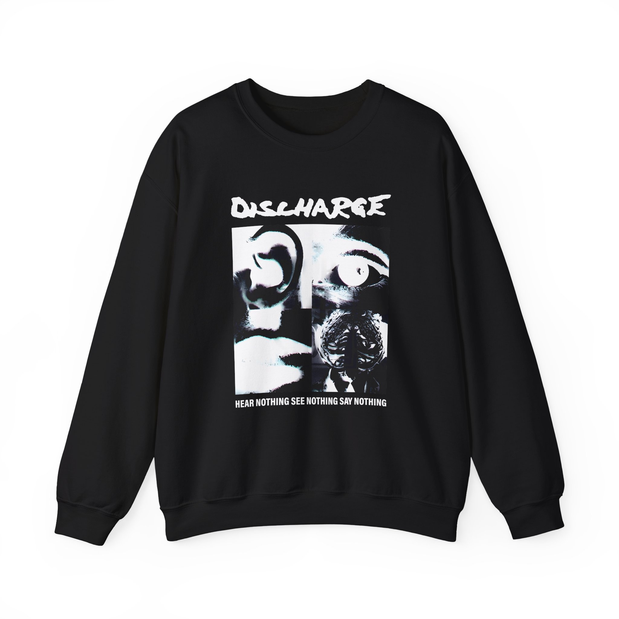 Discharge Hear Nothing Unisex Heavy Blendâ„¢ Crewneck Sweatshirt
