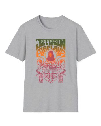 Jefferson Airplane Psychedelic Unisex Softstyle T-Shirt