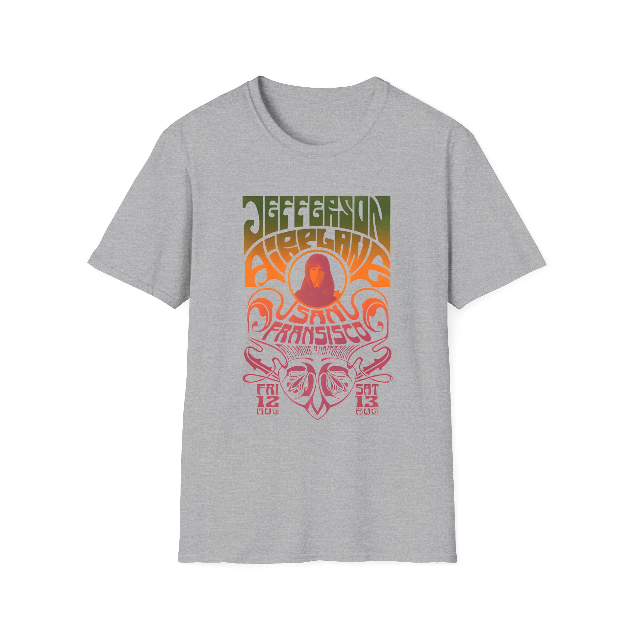 Jefferson Airplane Psychedelic Unisex Softstyle T-Shirt