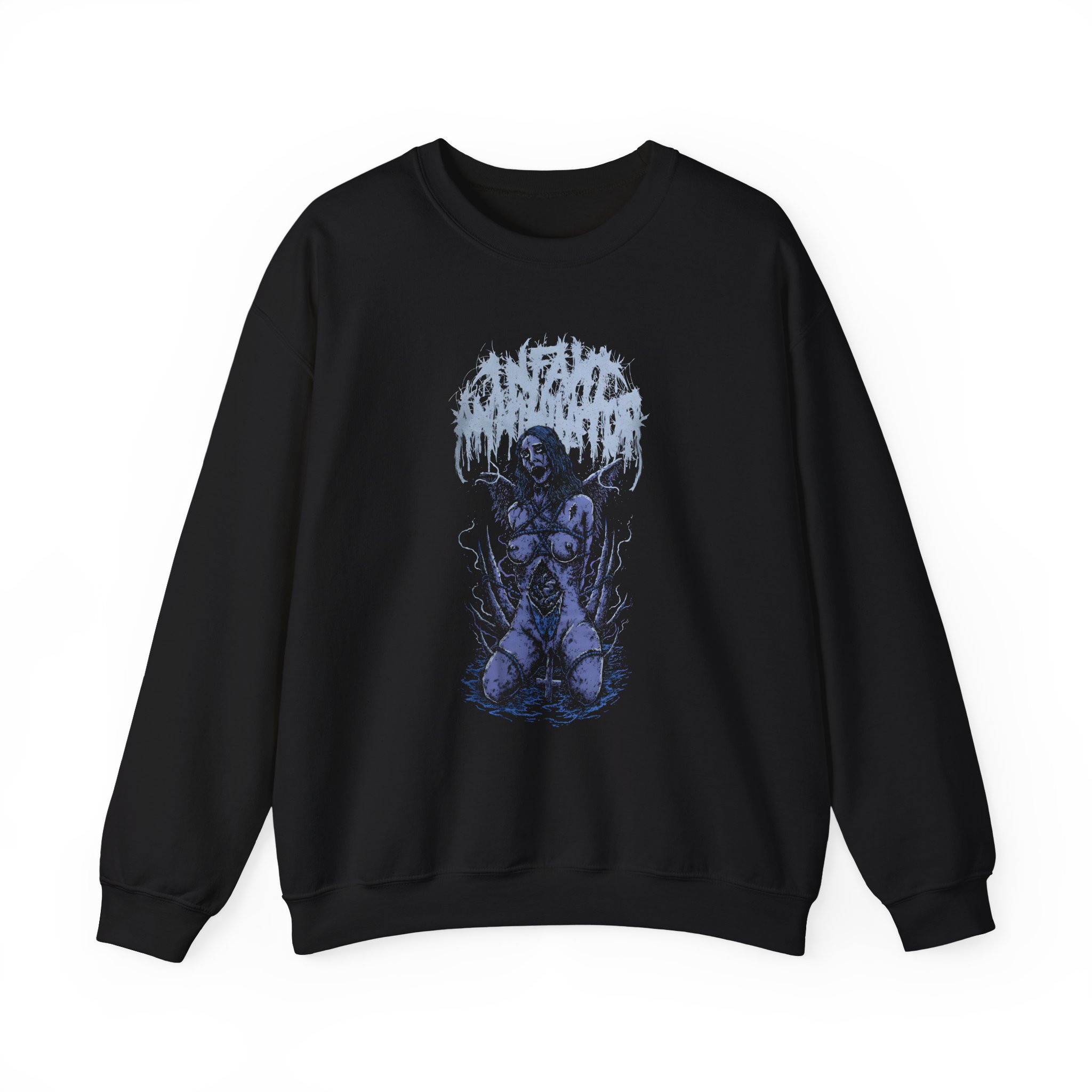 Infant Annihilator Crucifucked Unisex Heavy Blendâ„¢ Crewneck Sweatshirt