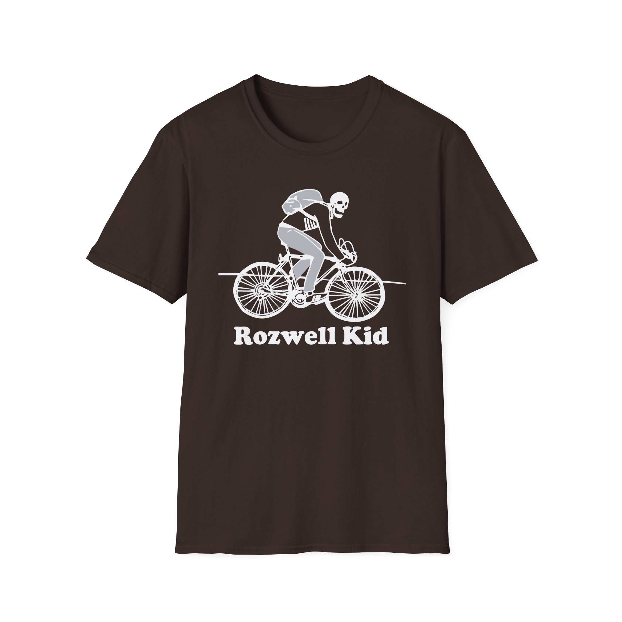 Rozwell Kid Bicycle Skeleton Unisex Softstyle T-Shirt