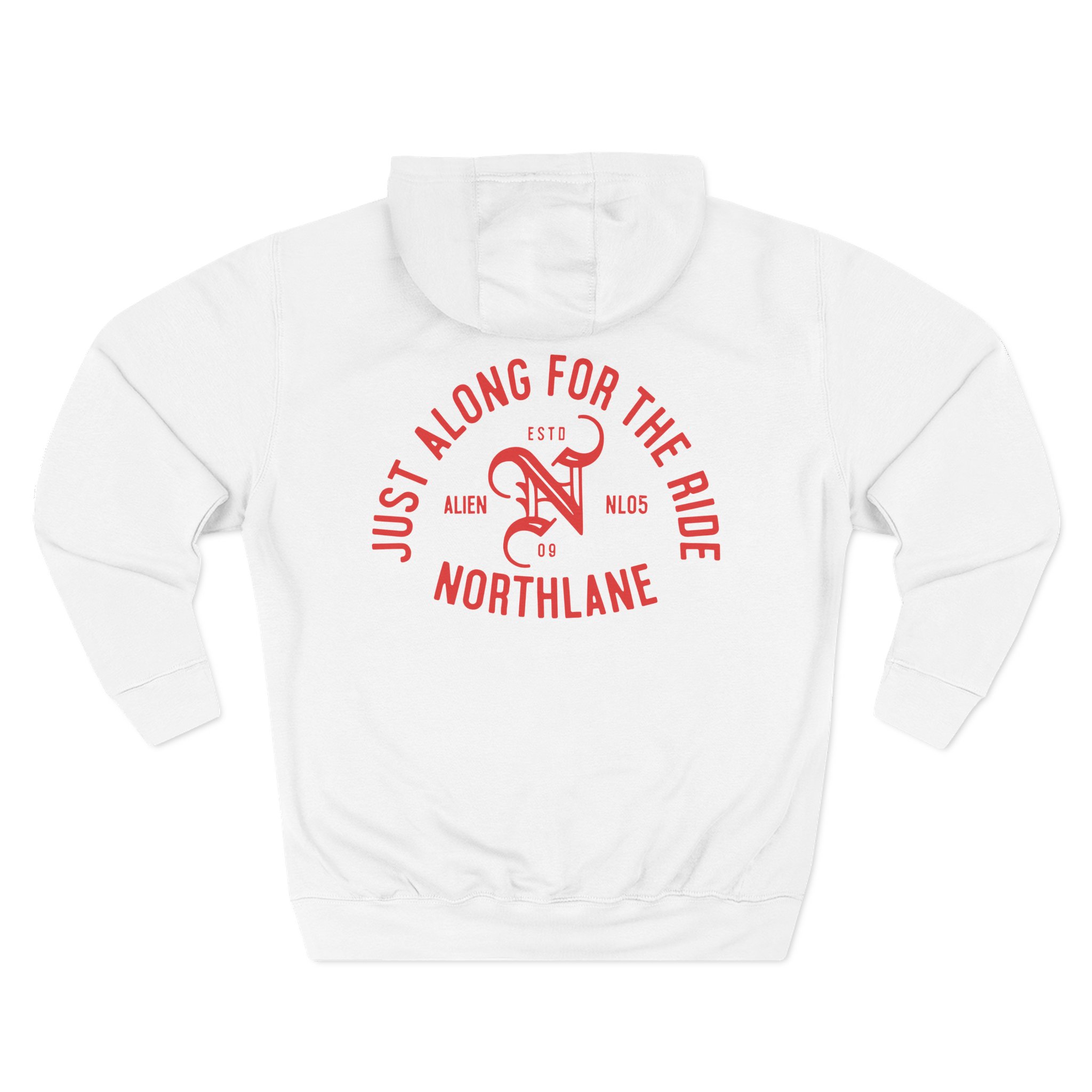 Northlane Monogram Three-Panel Fleece Hoodie