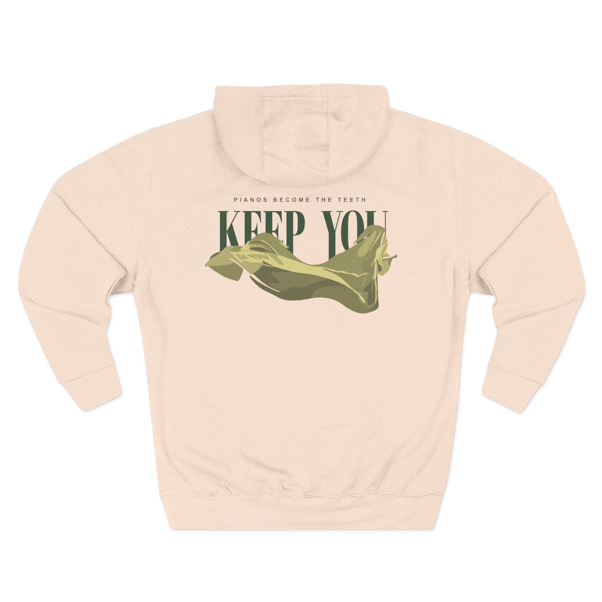 Pianos Become the Teeth Keep You Drape Three-Panel Fleece Hoodie