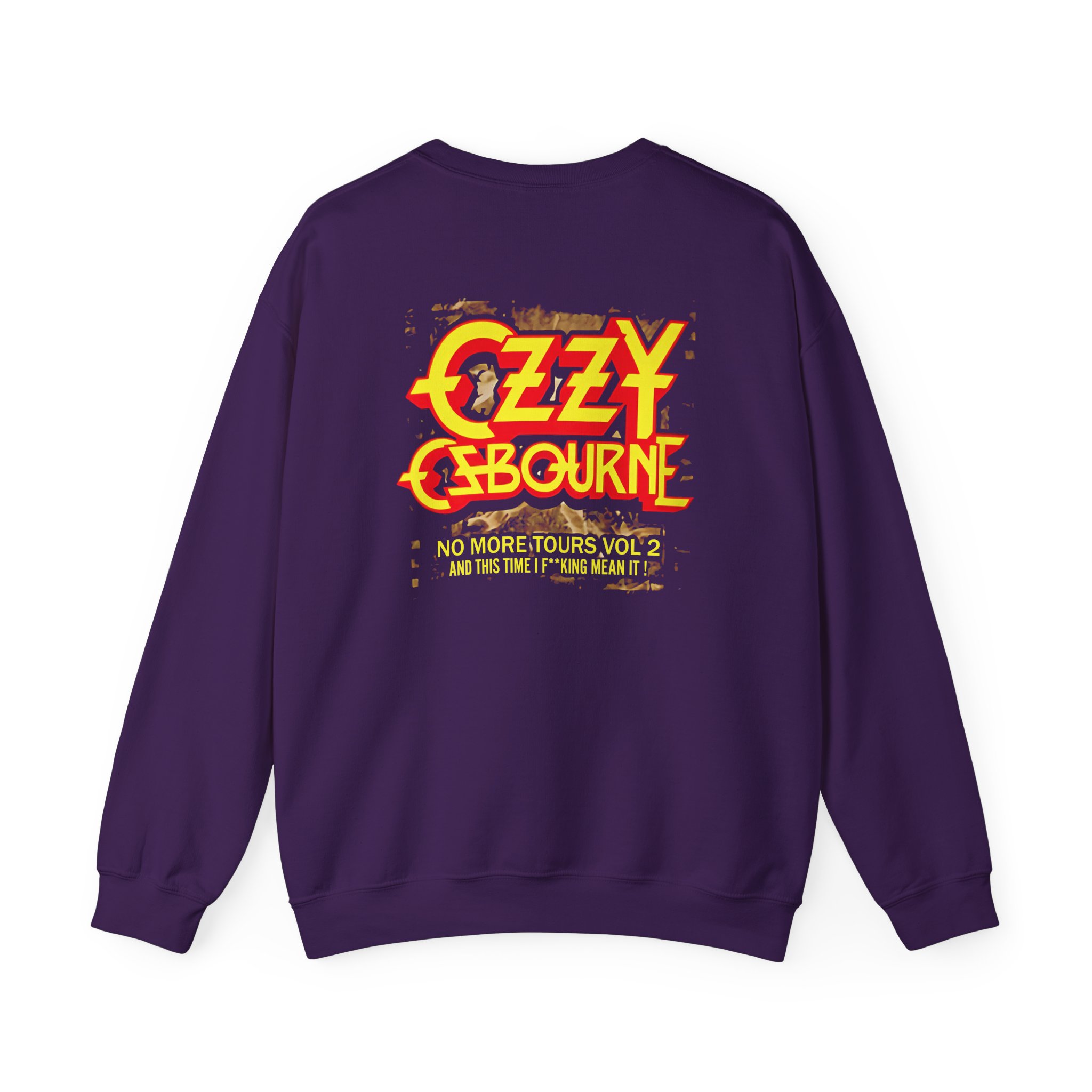 Ozzy Osbourne Rising With Tourback Unisex Heavy Blendâ„¢ Crewneck Sweatshirt