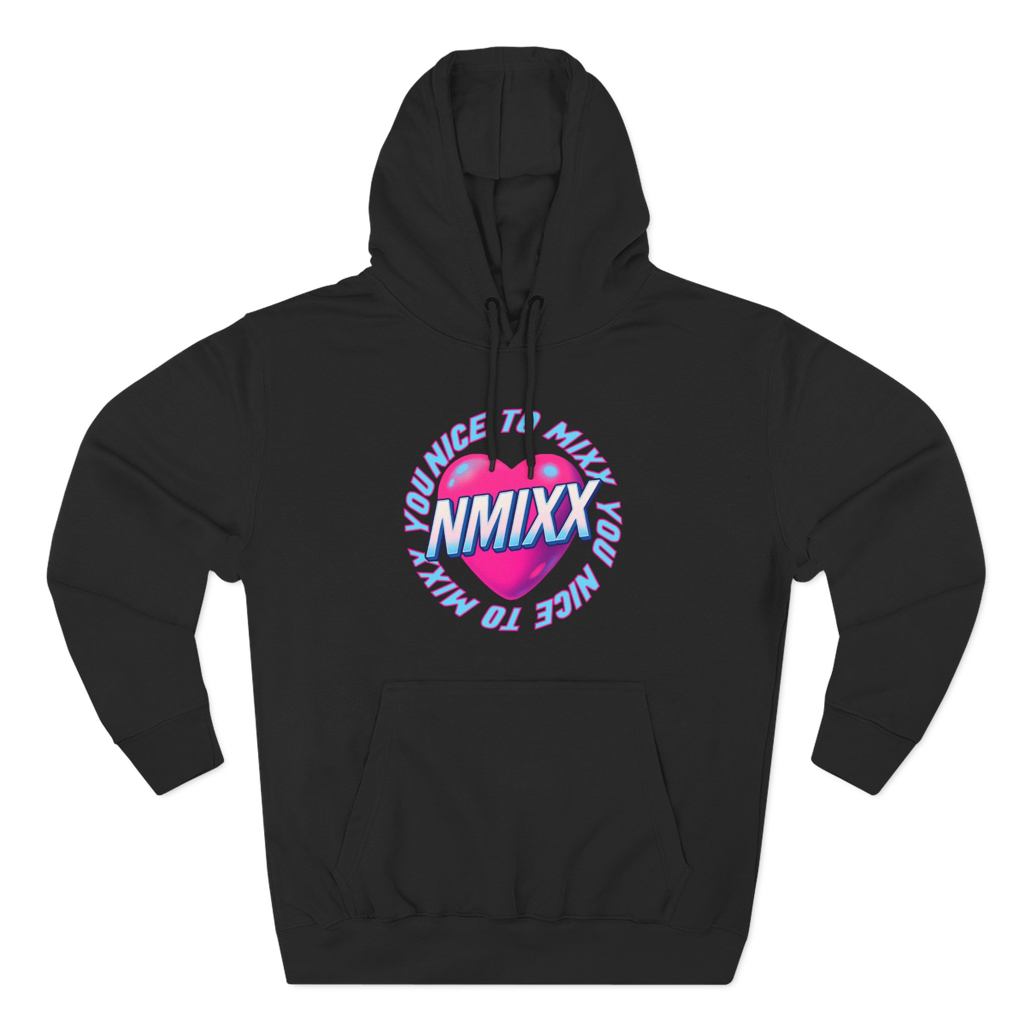 Nmixx Three-Panel Fleece Hoodie