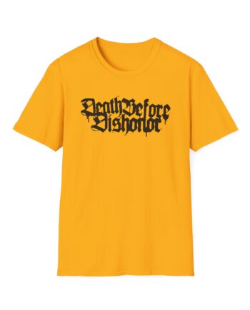 Death Before Dishonor Coward Unisex Softstyle T-Shirt