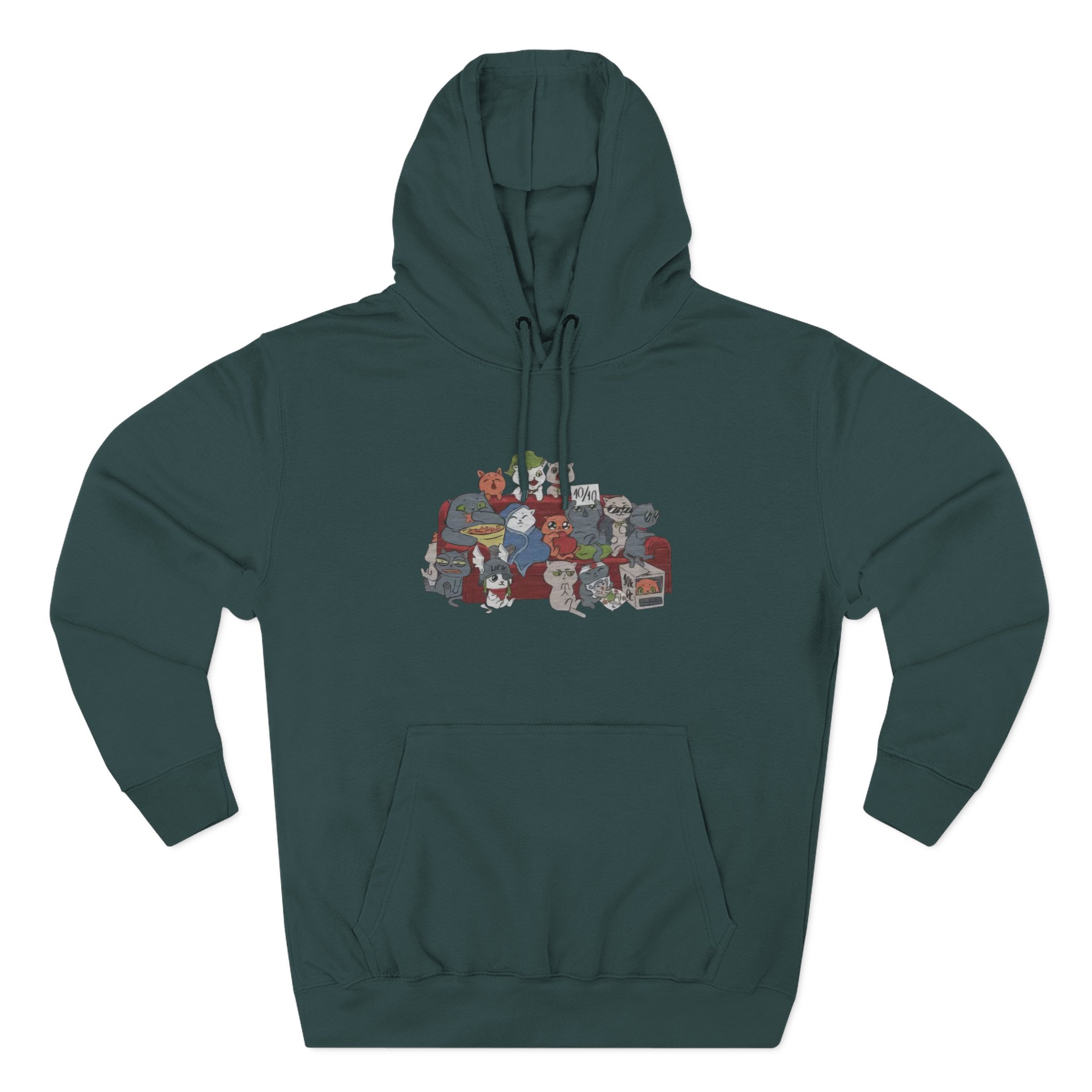 Lirik Couch Gang Three-Panel Fleece Hoodie