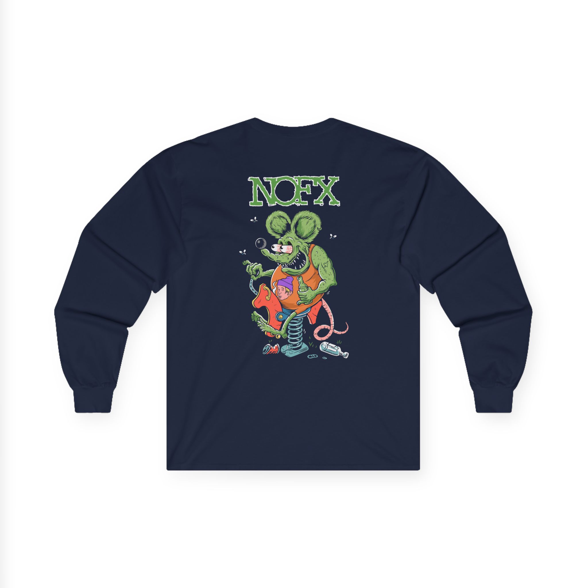 Nofx Rat Fink Unisex Ultra Cotton Long Sleeve Tee