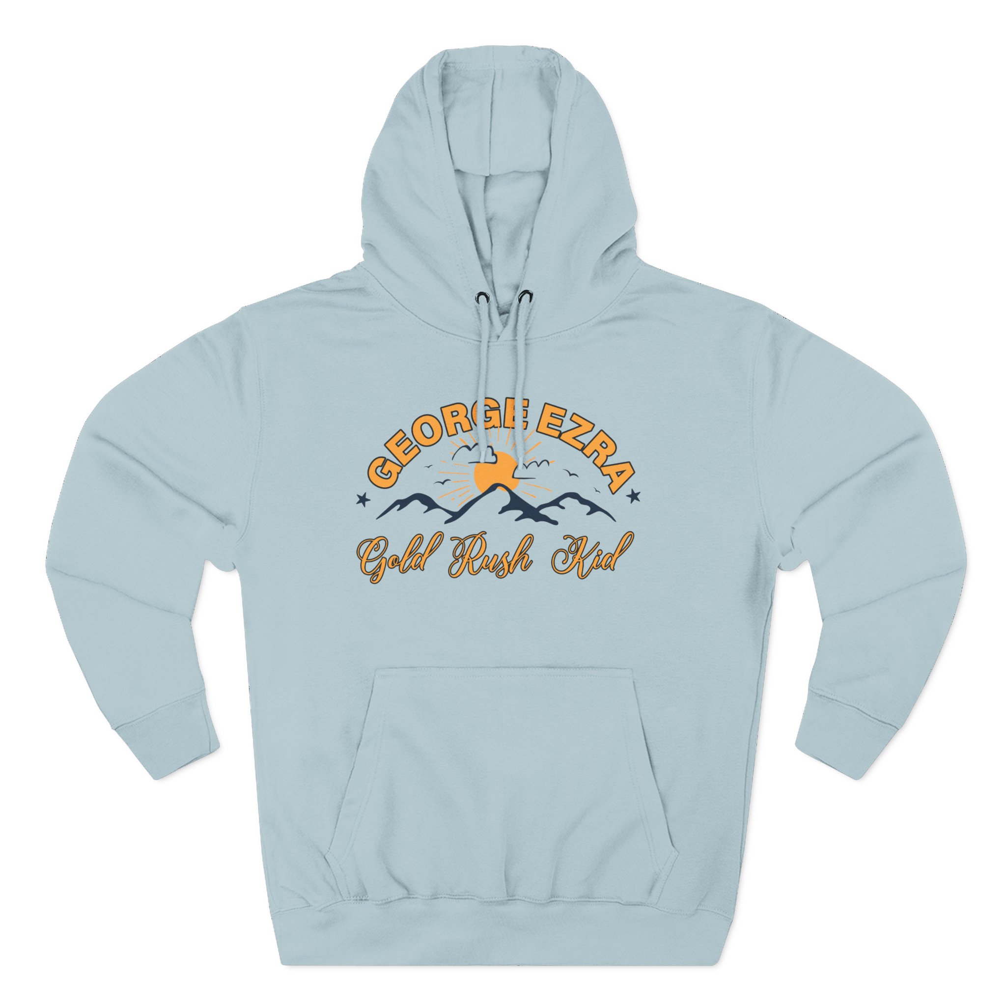 George Ezra Gold Rush Kid Mountains Three-Panel Fleece Hoodie