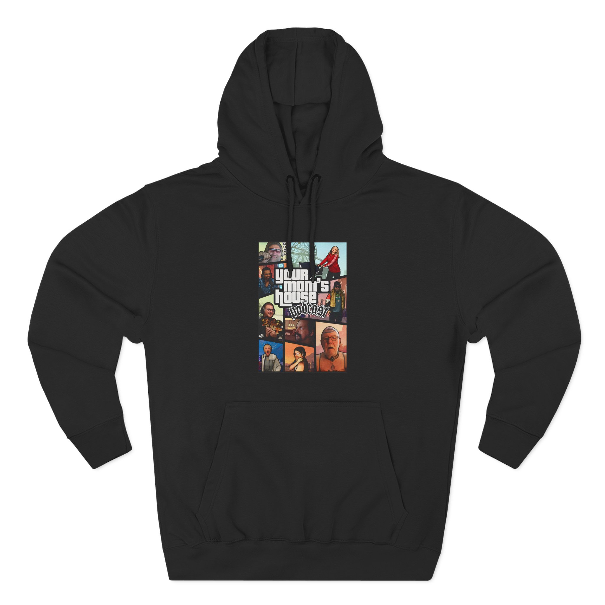 Ymh GTA Three-Panel Fleece Hoodie